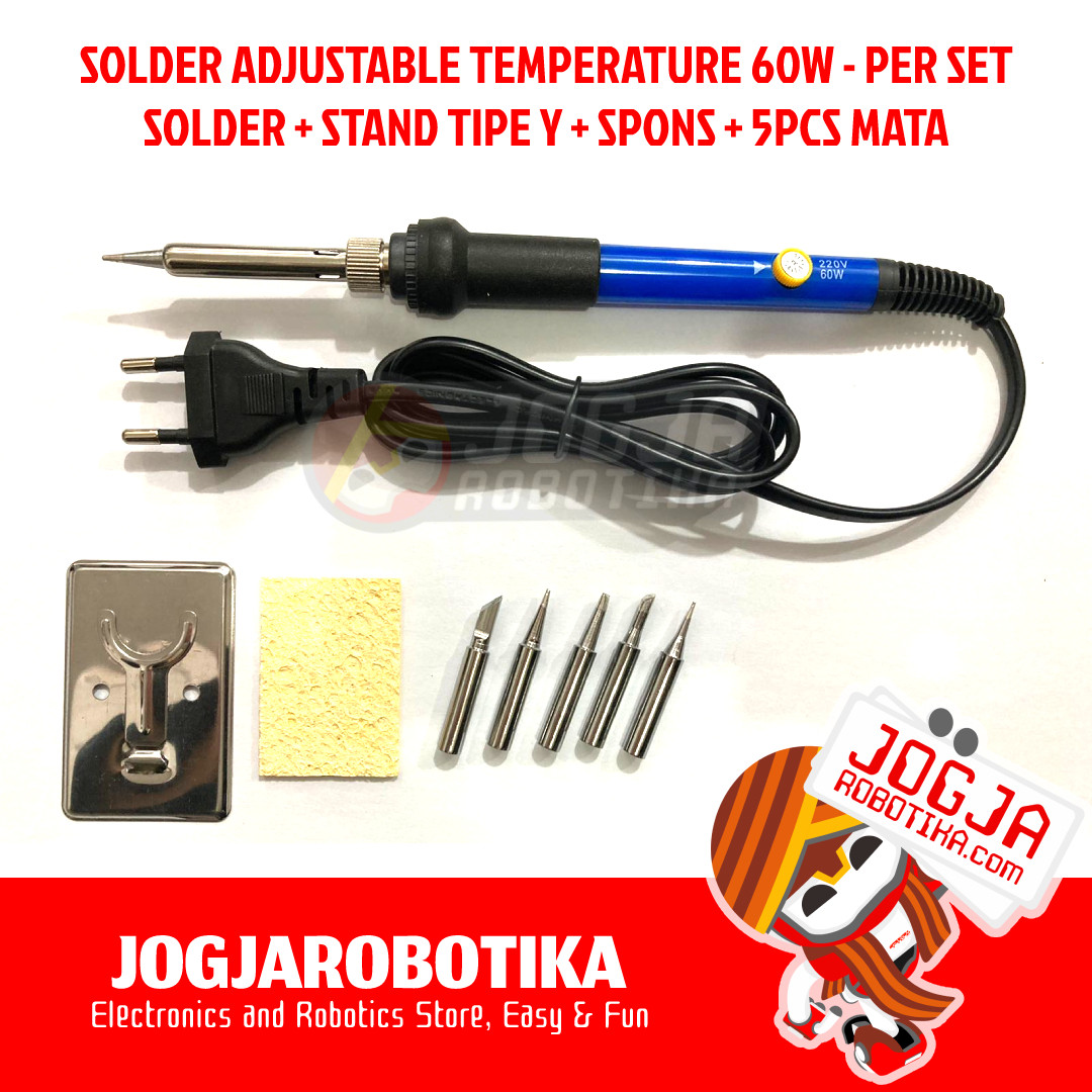 Solder Set Adjustable Temperature 200-450°C 60W 8 in 1