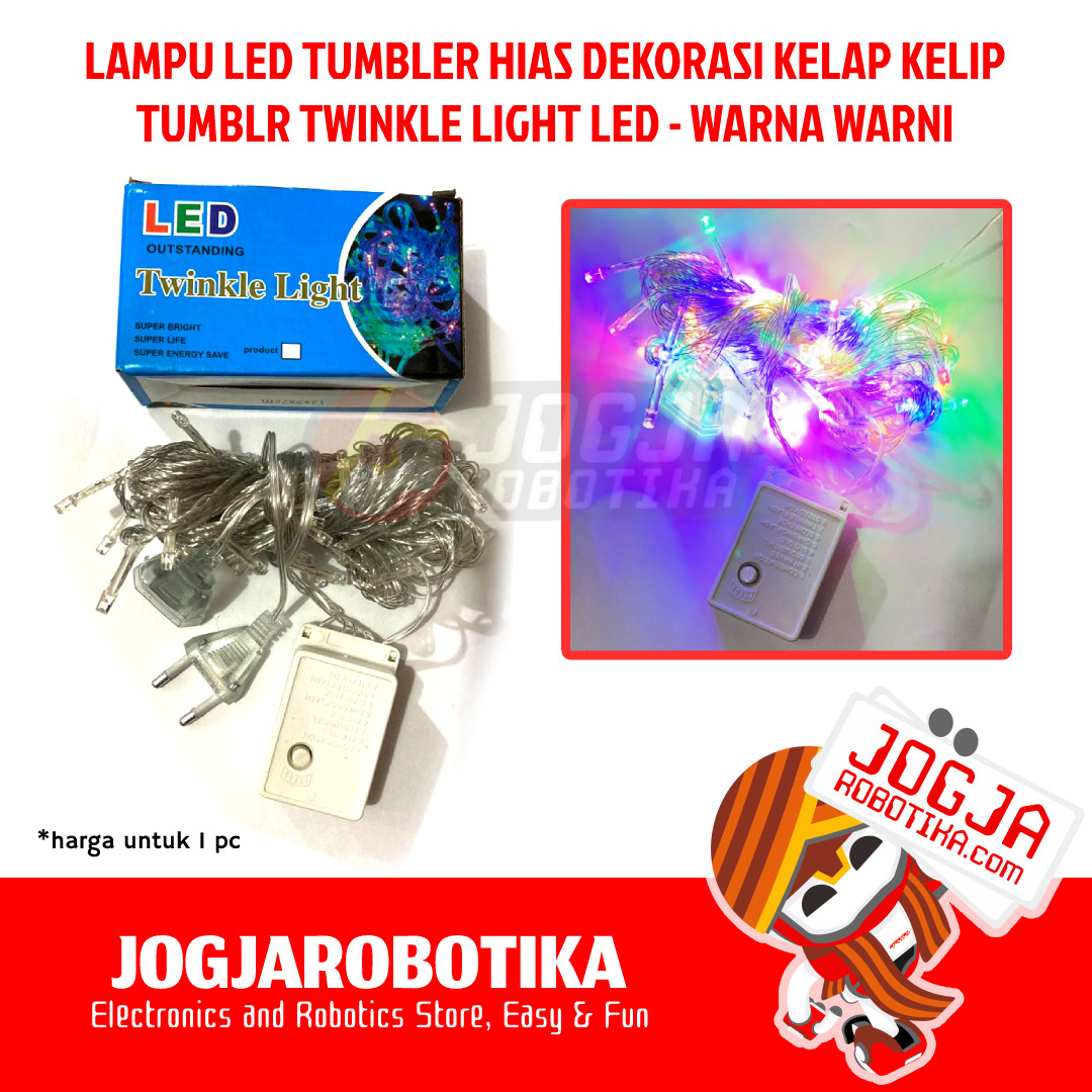 LAMPU TUMBLER TUMBLR LED HIAS DEKOR KELAP KELIP TWINKLE LIGHT