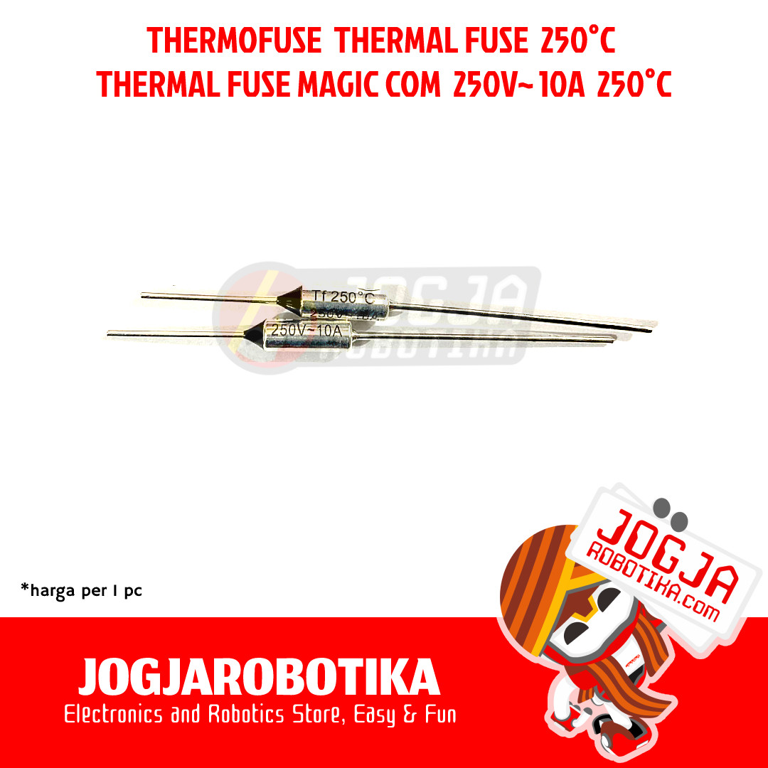 Sekring Suhu Thermofuse Termofuse 250 C Thermal Fuse Magic Com 250V 10A 250°C