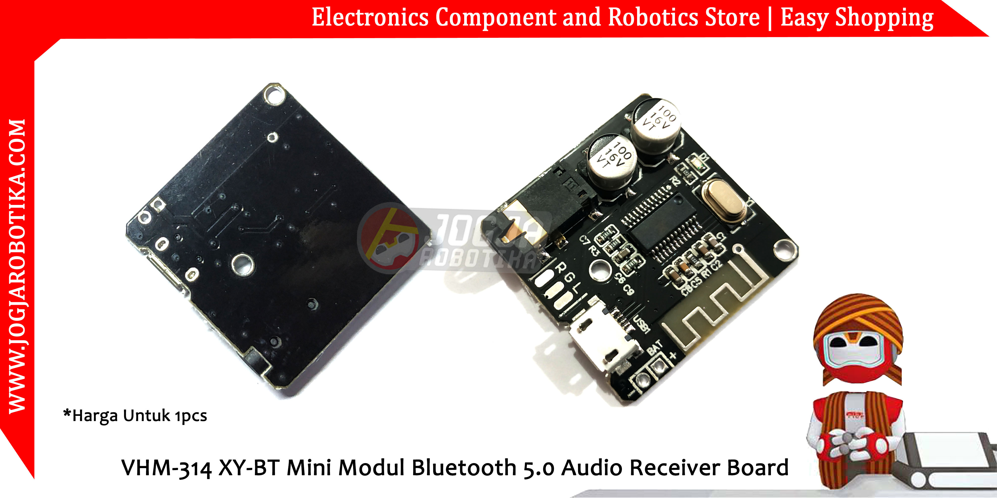 VHM-314 XY-BT Mini Modul Bluetooth 5.0 Audio Receiver Board