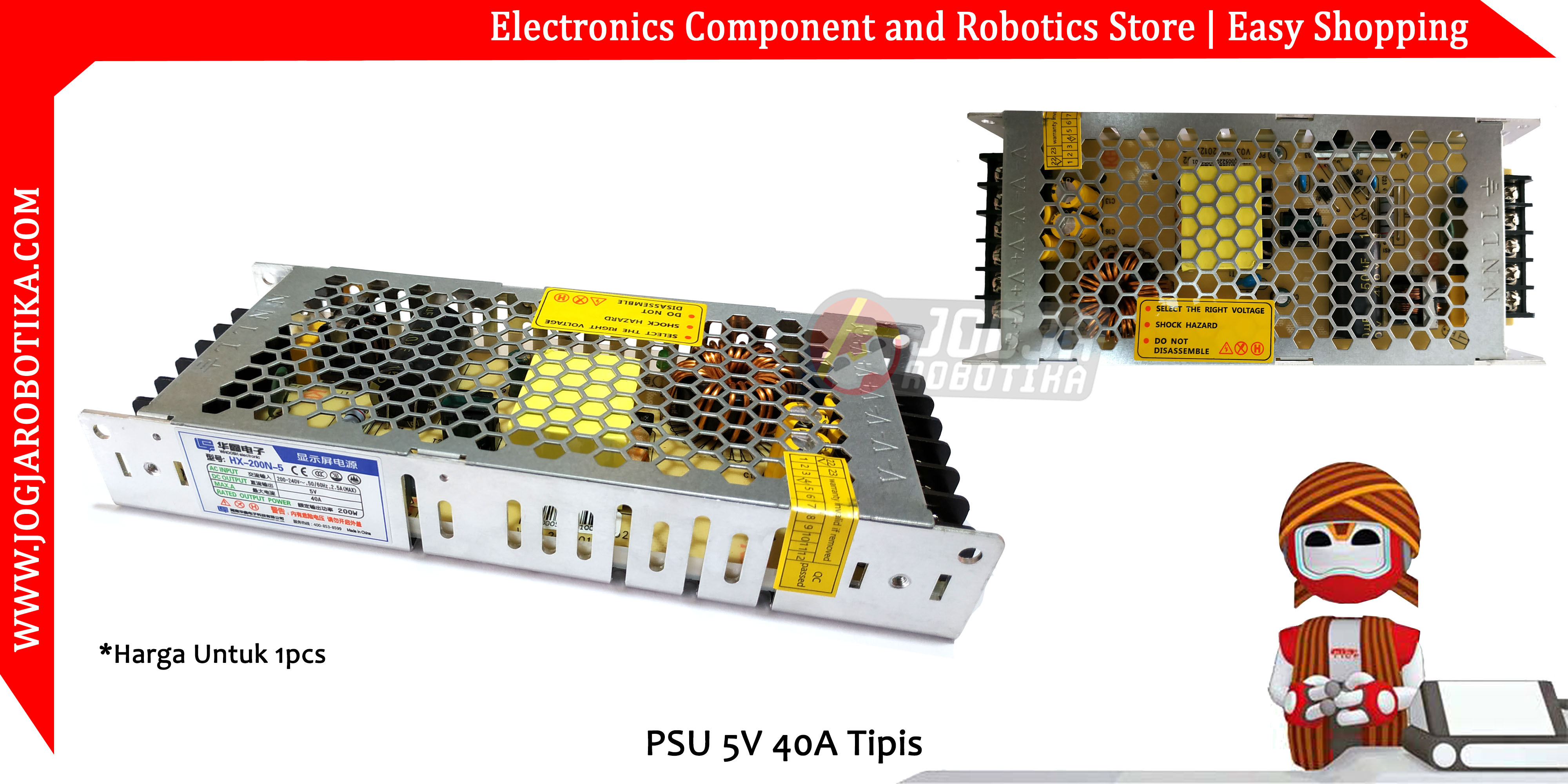 PSU 5V 40A Tipis