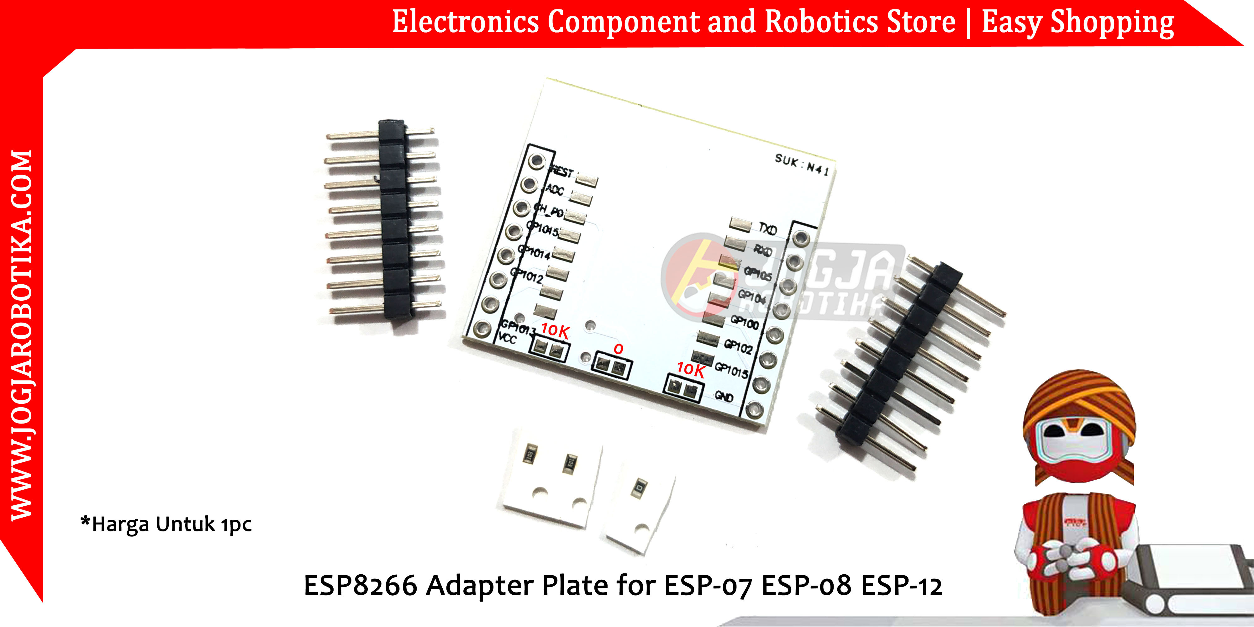 ESP8266 Adapter Plate for ESP-07 ESP-08 ESP-12