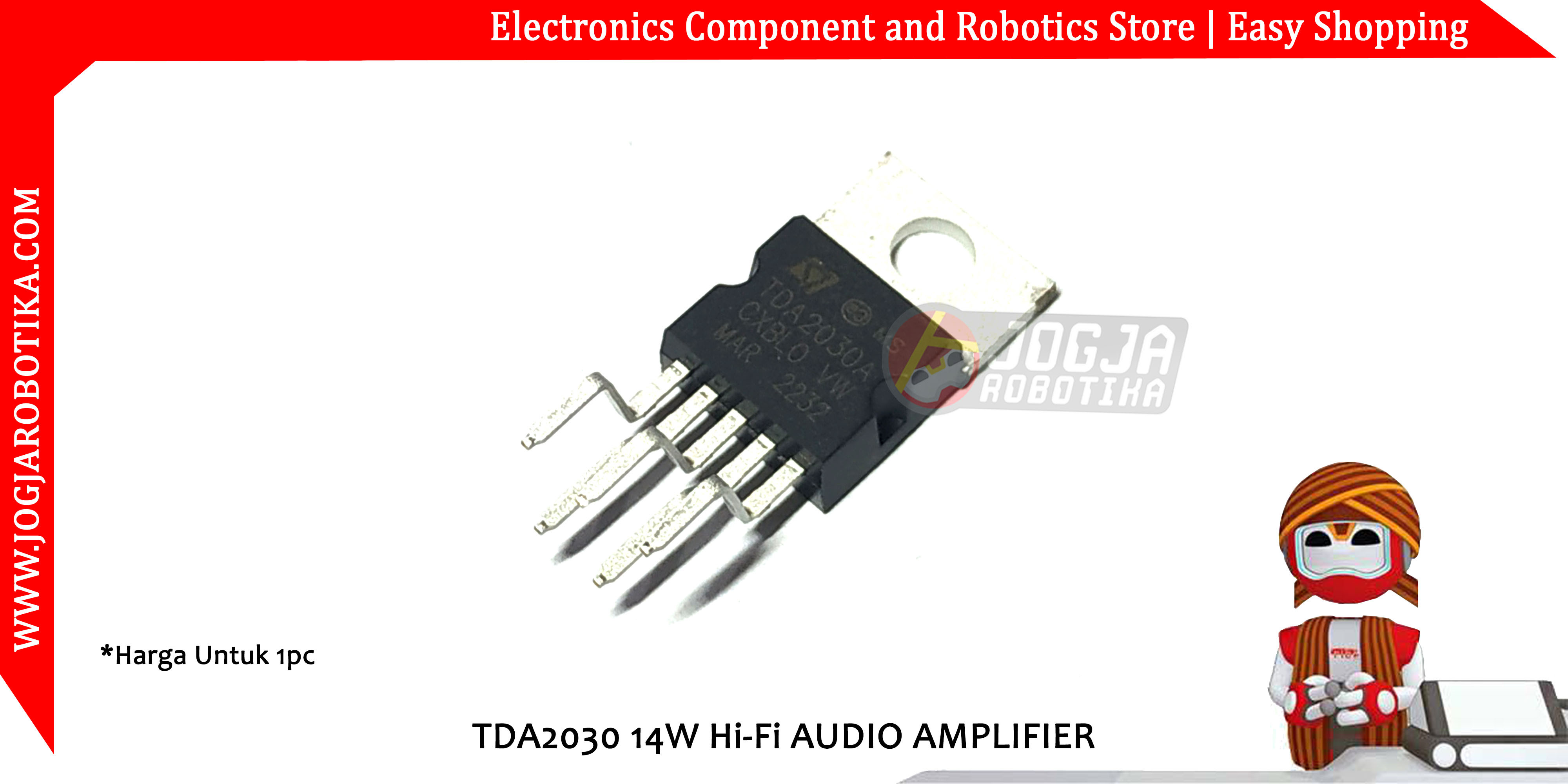 TDA2030 14W Hi-Fi AUDIO AMPLIFIER