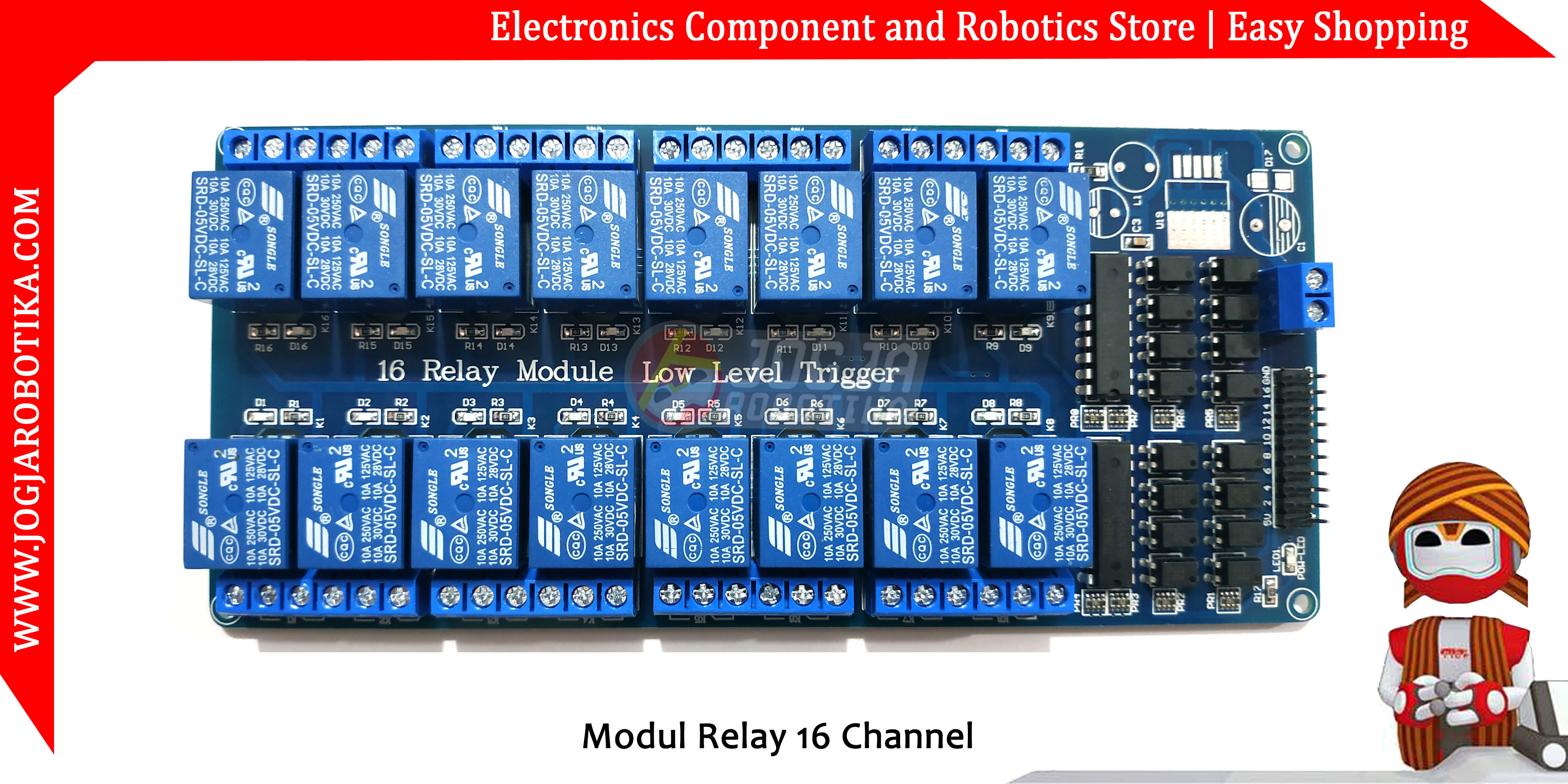 Modul relay 16 chanel