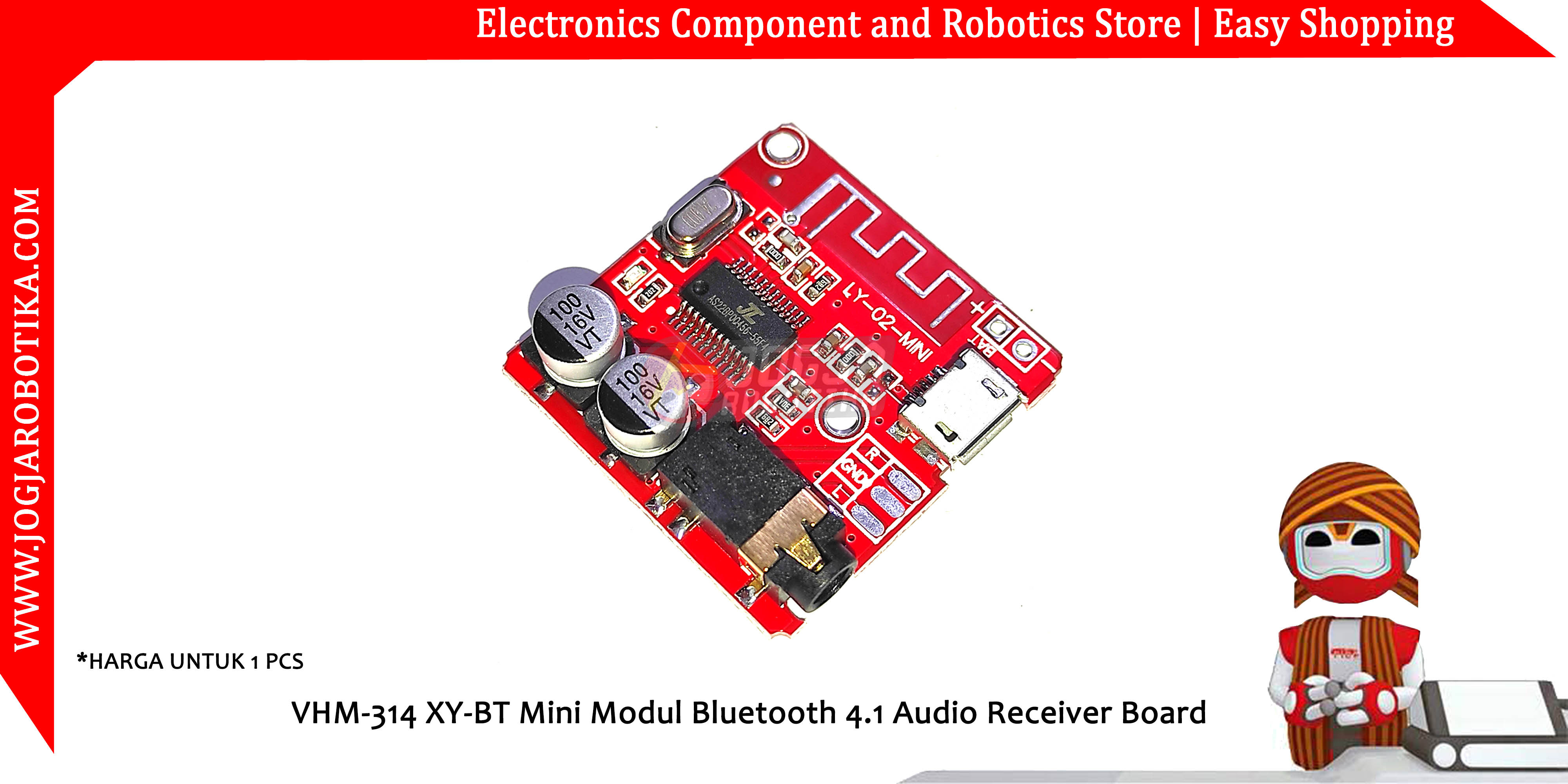 VHM-314 XY-BT Mini Modul Bluetooth 4.1 Audio Receiver Board