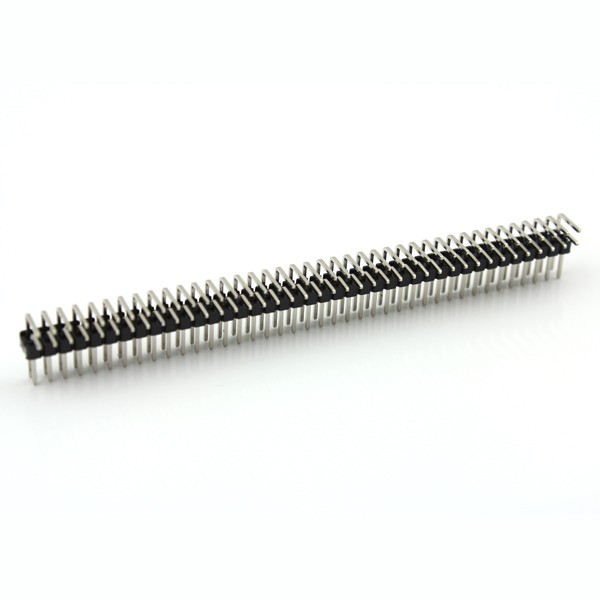 2x40 Pin Male Header Double Row Right Angle Siku L (2.54 mm)