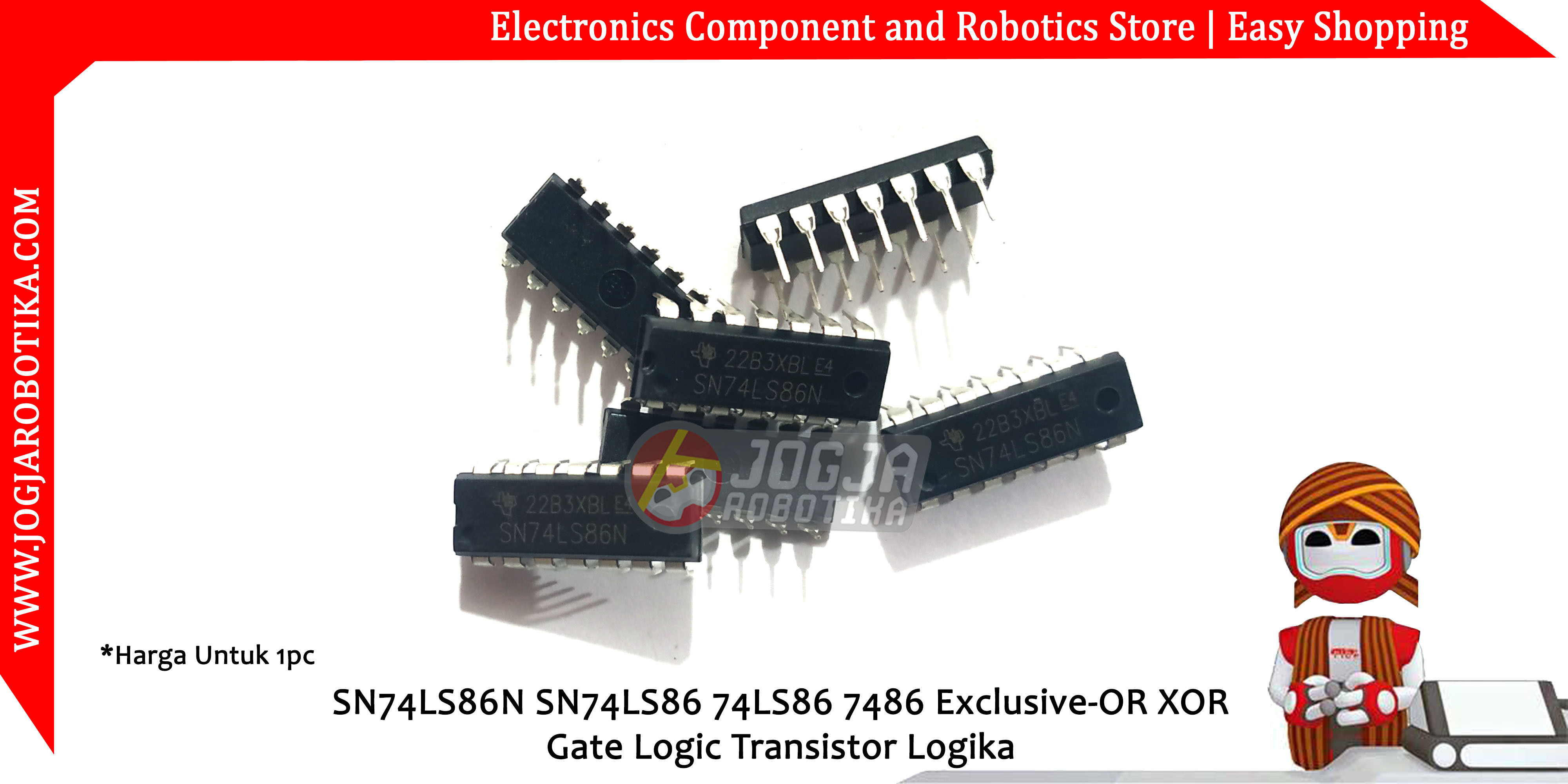 SN74LS86N SN74LS86 74LS86 7486 Exclusive-OR XOR Gate Logic Transistor Logika