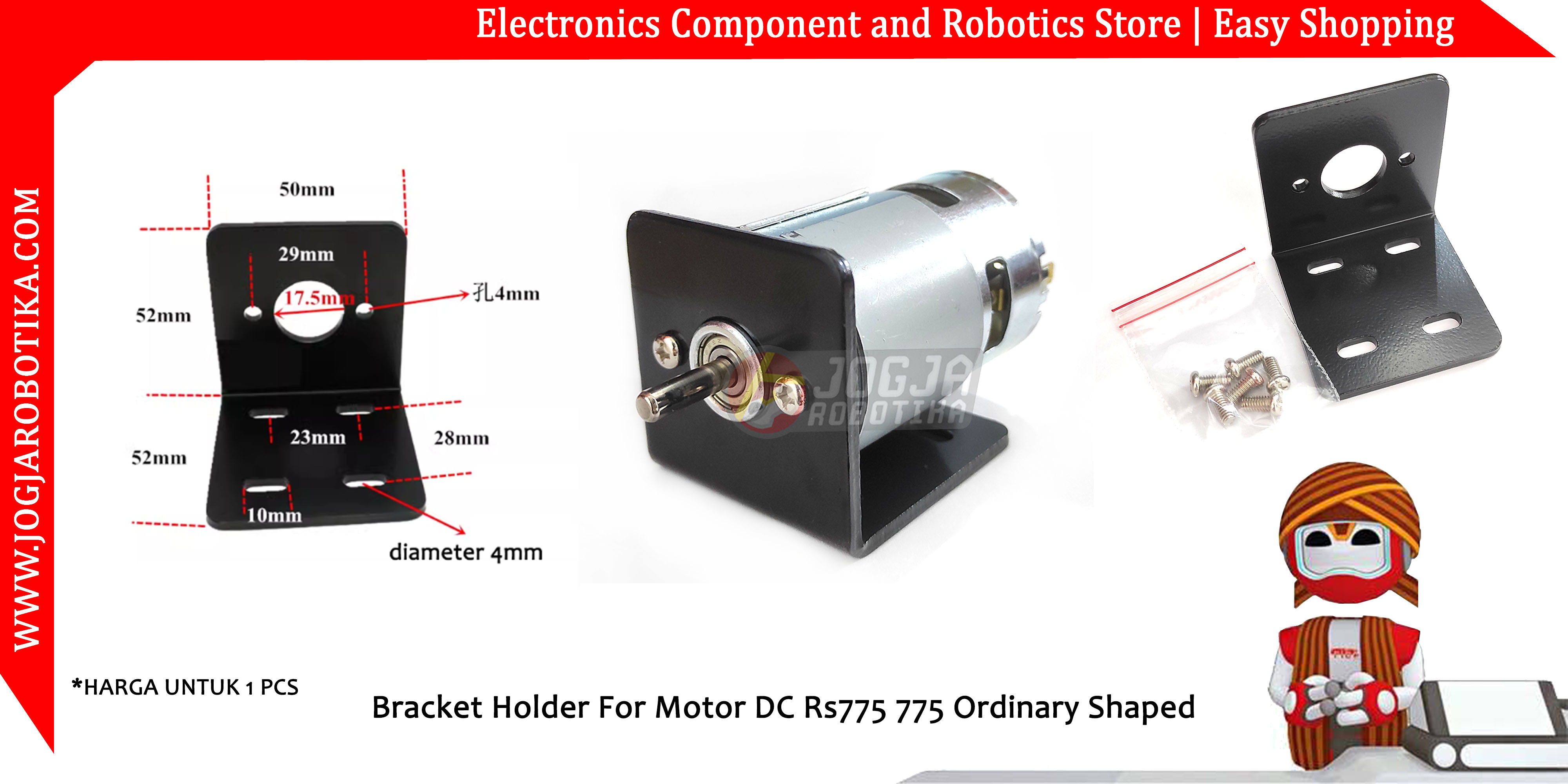 Bracket Holder For Motor DC Rs775 775 Ordinary Shaped