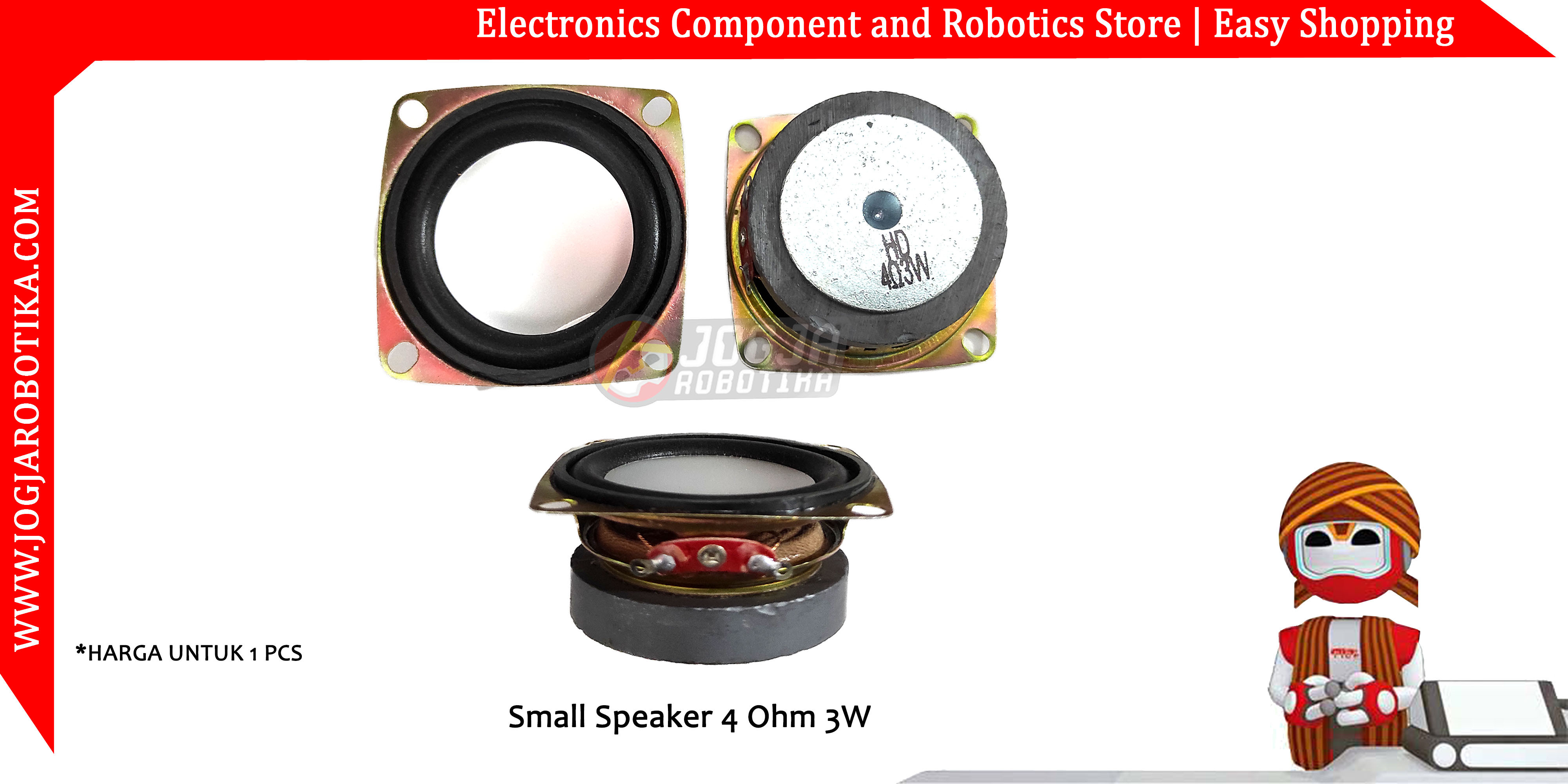 Small Speaker 4 Ohm 3W