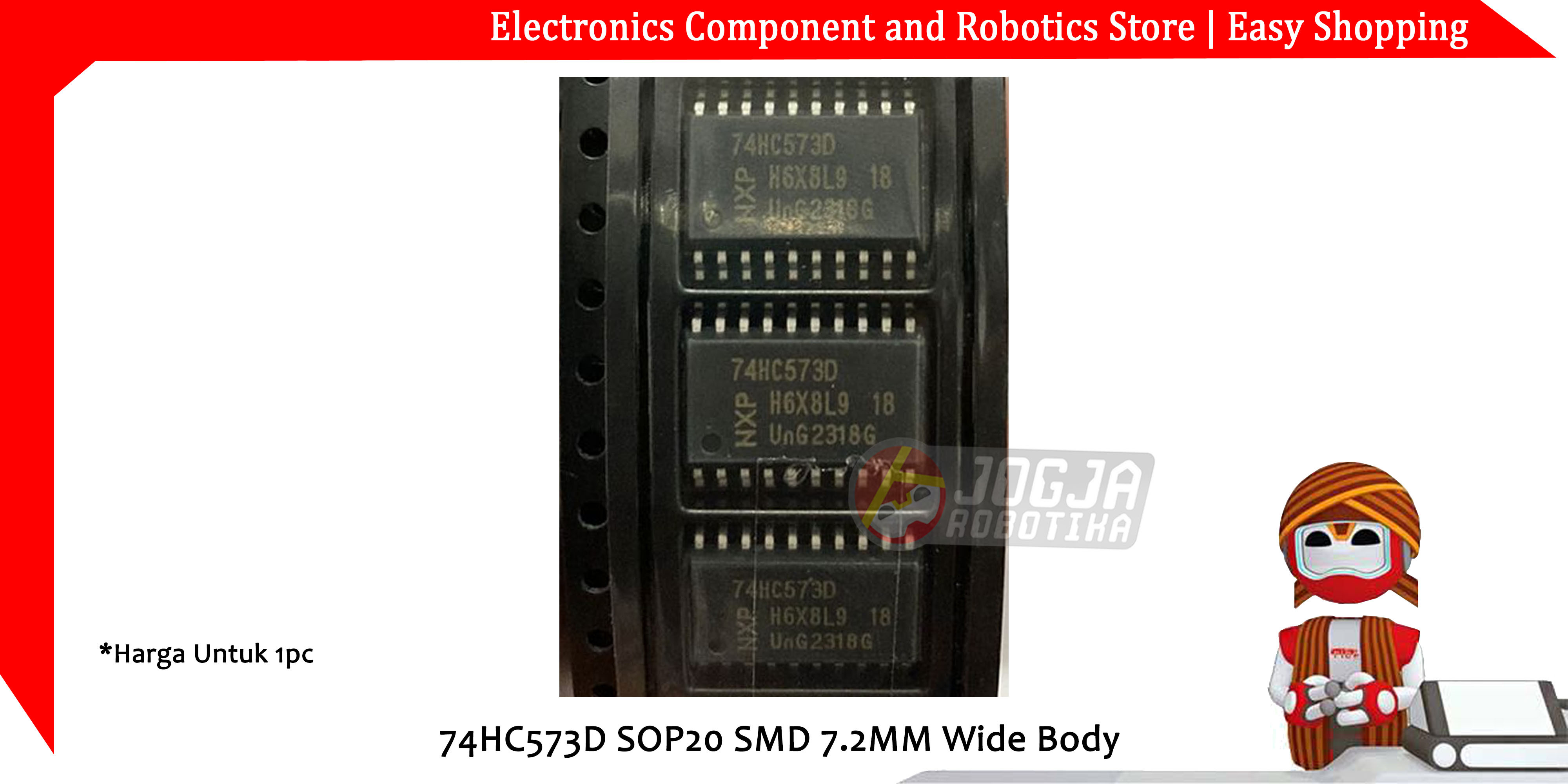 74HC573 74HC573D SOP20 SMD 7.2MM Wide Body