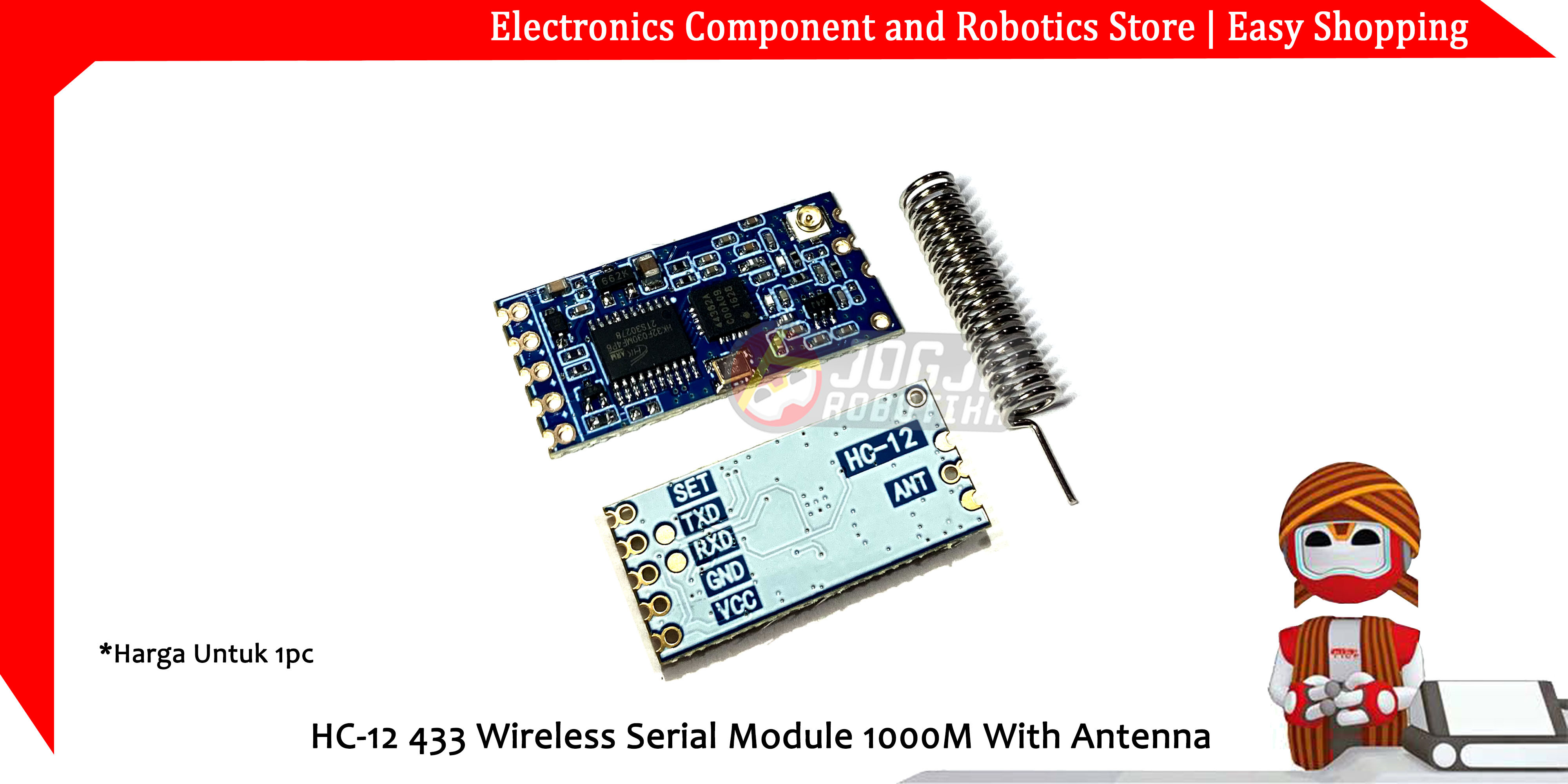 HC-12 433 Wireless Serial Module 1000M With Antenna