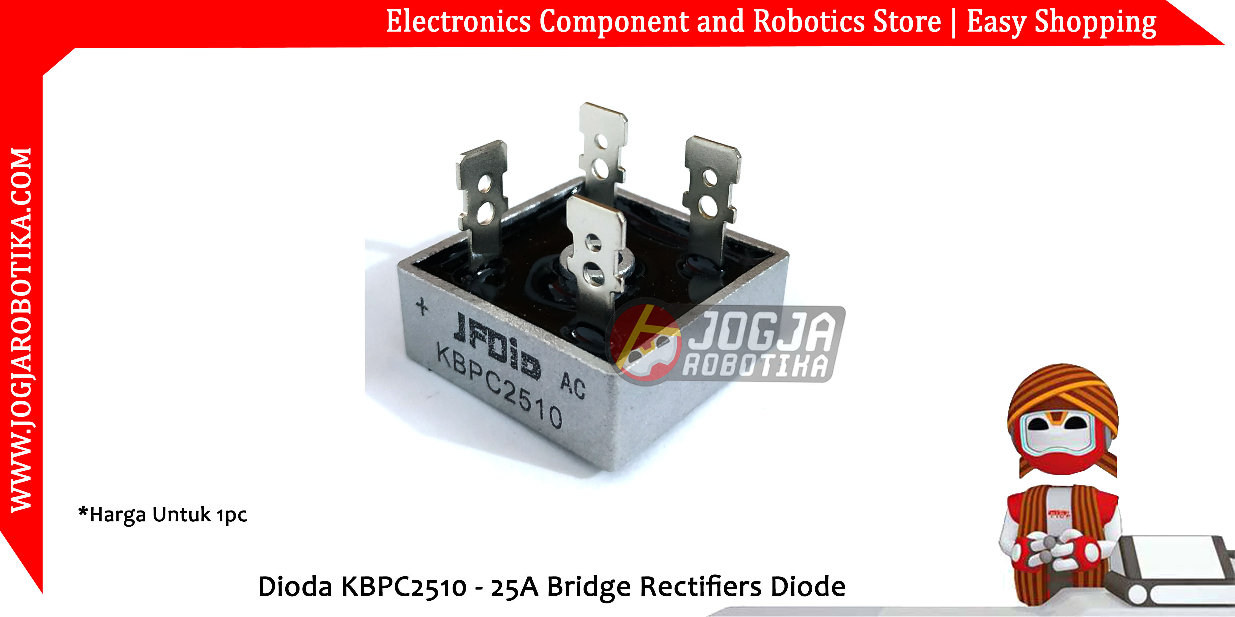 KBPC2510 - 25A Bridge Rectifiers Diode