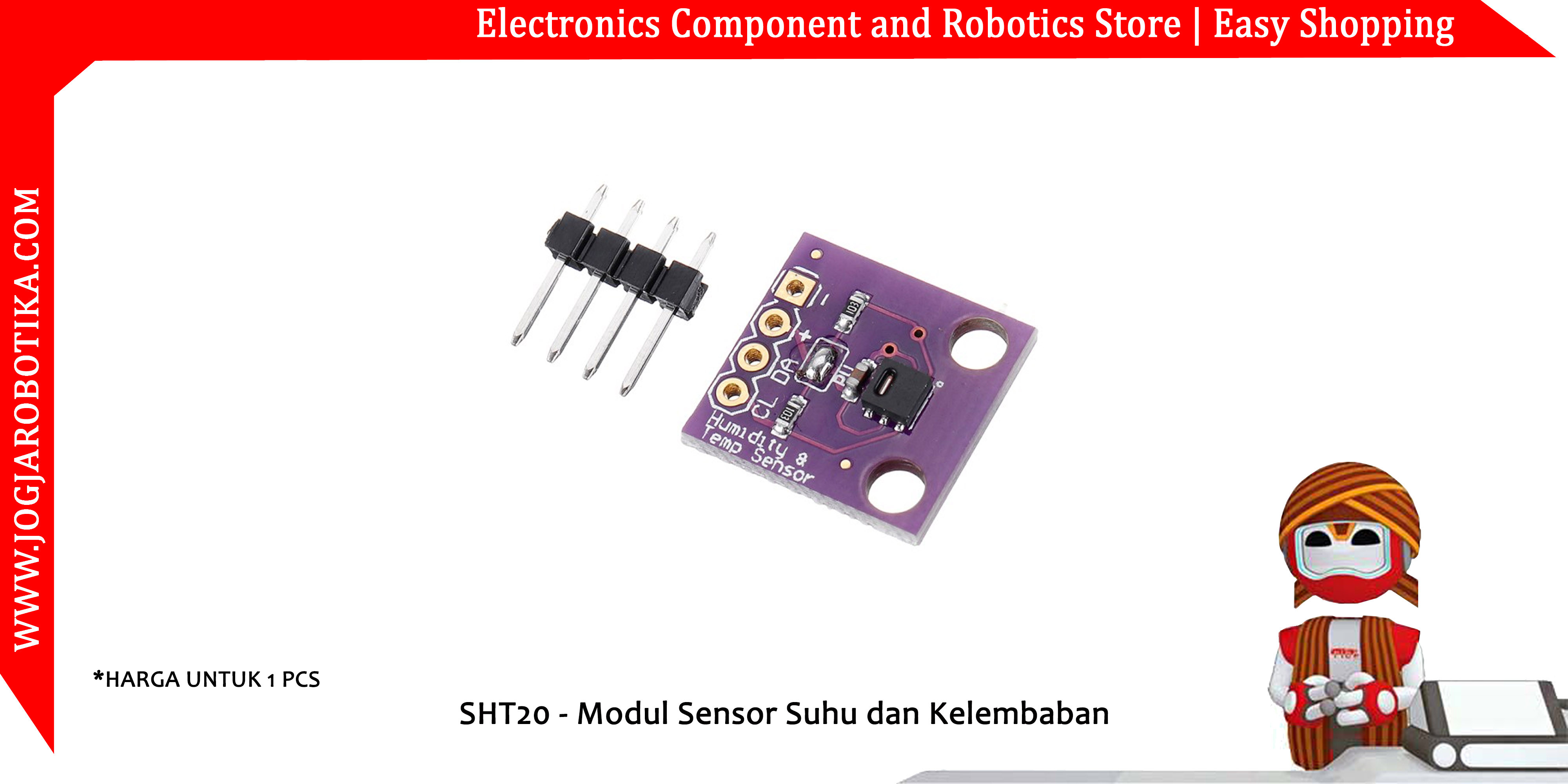 SHT20 - Modul Sensor Suhu dan Kelembaban Udara