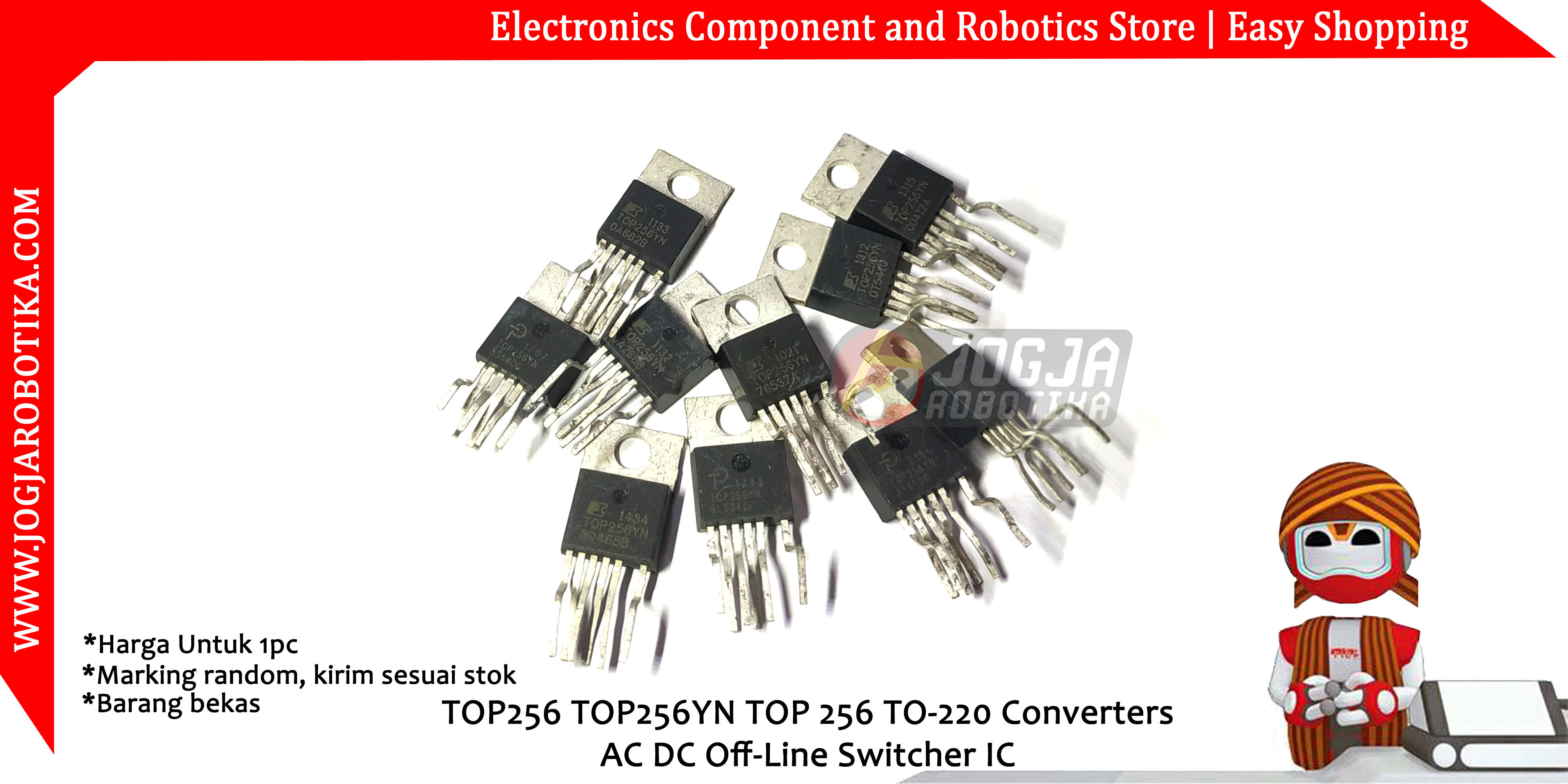TOP256 TOP256YN TOP 256 TO-220 Converters AC DC Off-Line Switcher IC