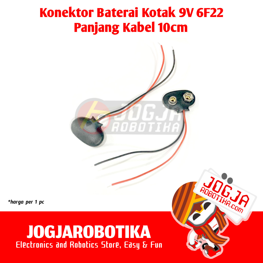 Konektor Baterai 9V 10cm