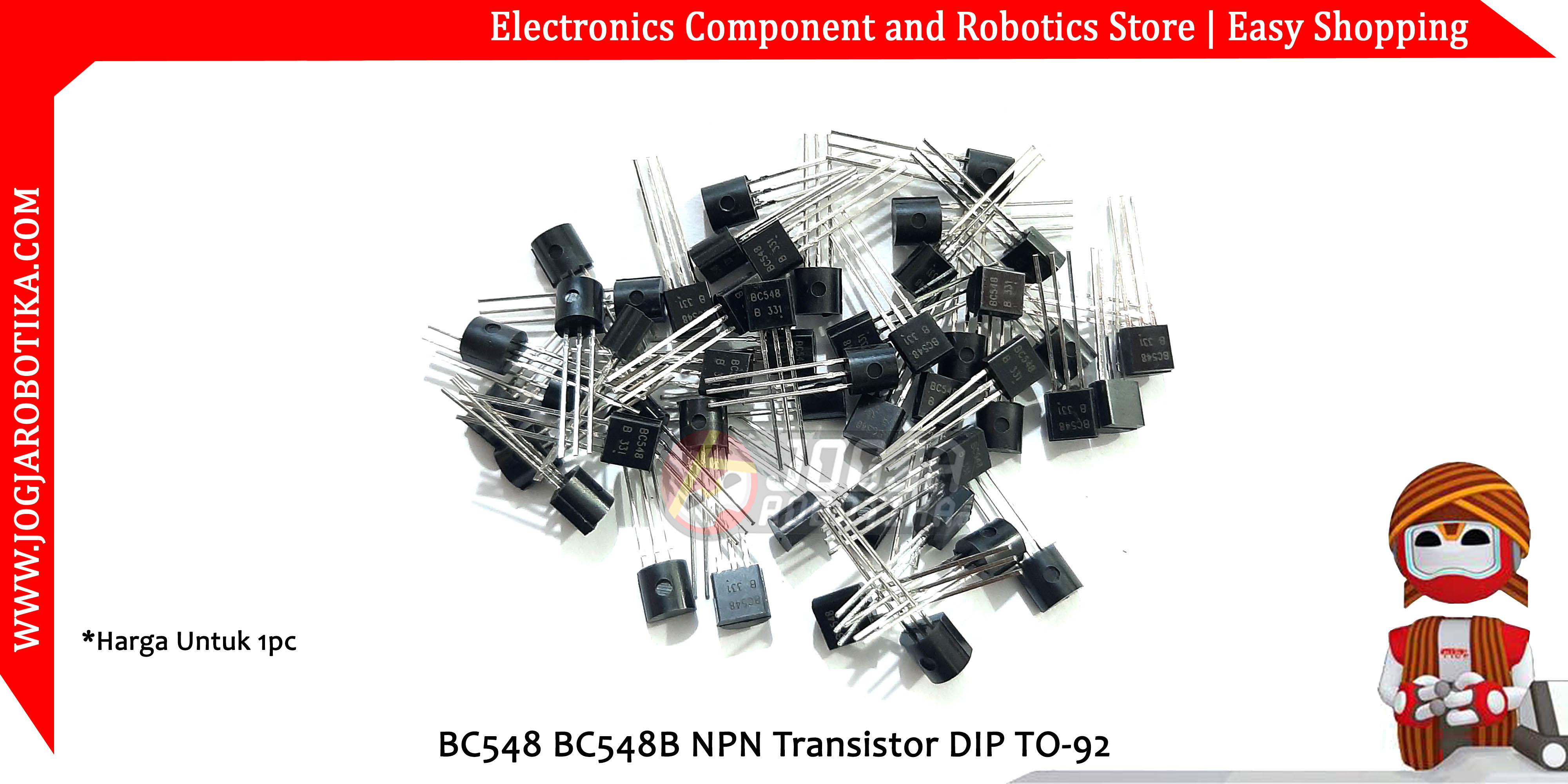 BC548 BC548B NPN Transistor DIP TO-92