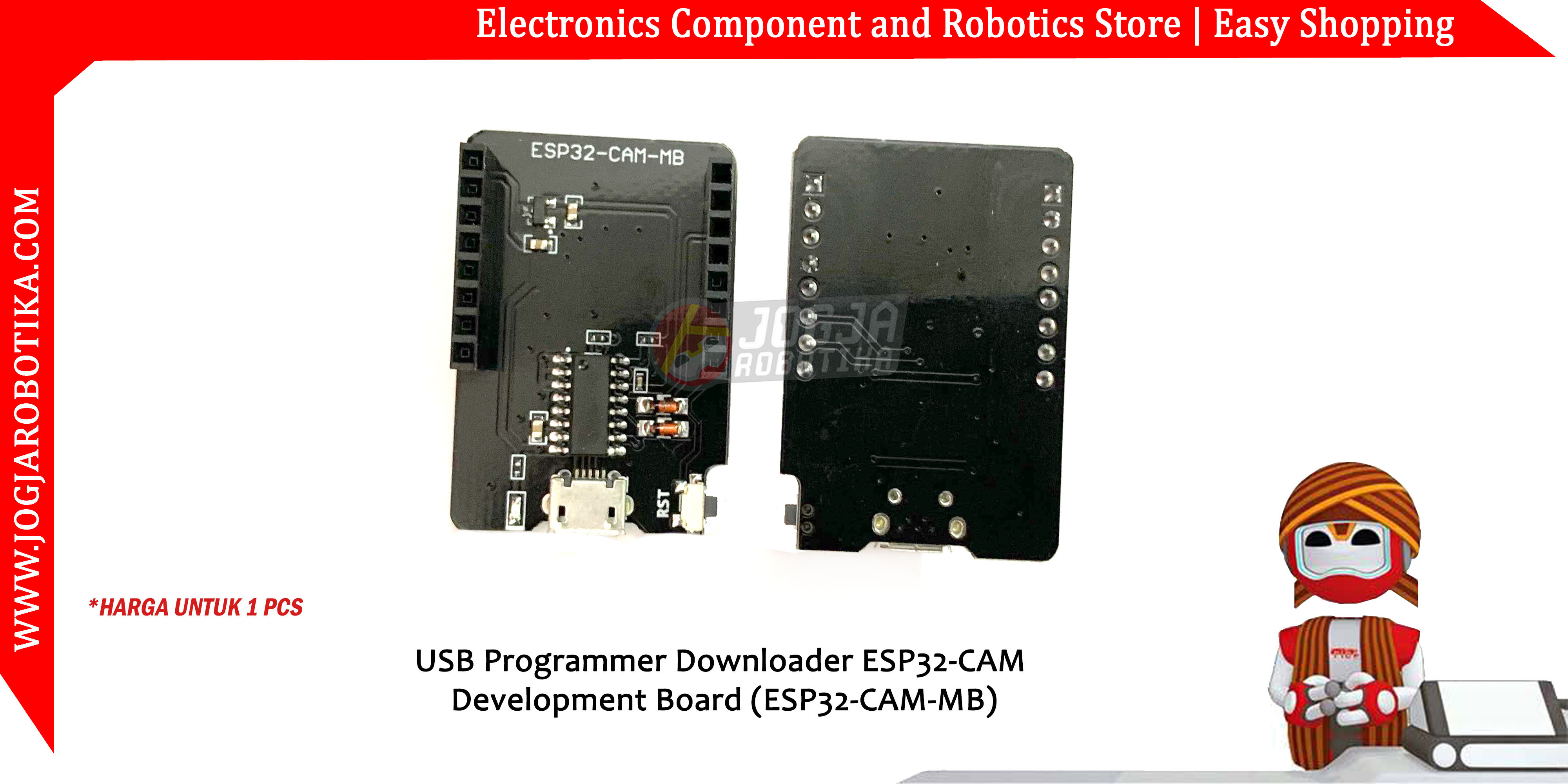 USB Programmer Downloader ESP32-CAM CH340 Development Board (ESP32-CAM-MB)