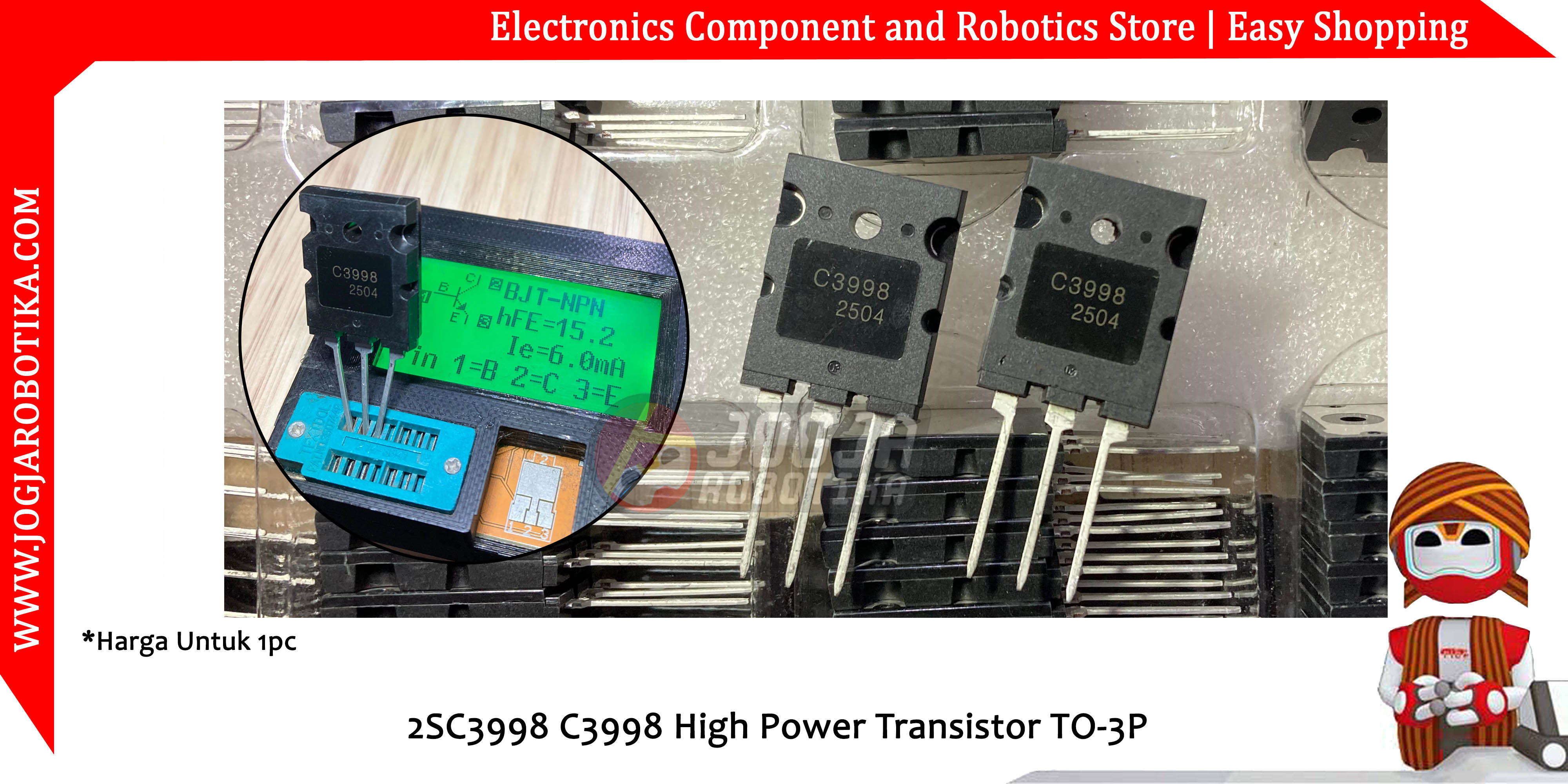 2SC3998 C3998 High Power Transistor TO-3P