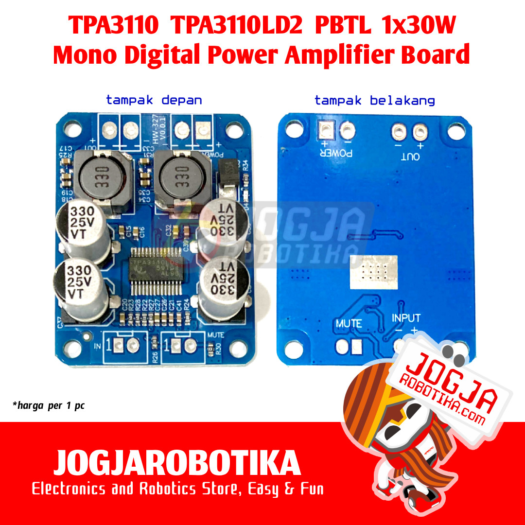 TPA3110 TPA3110LD2 PBTL Mono Digital Power Amplifier Board 1X30W