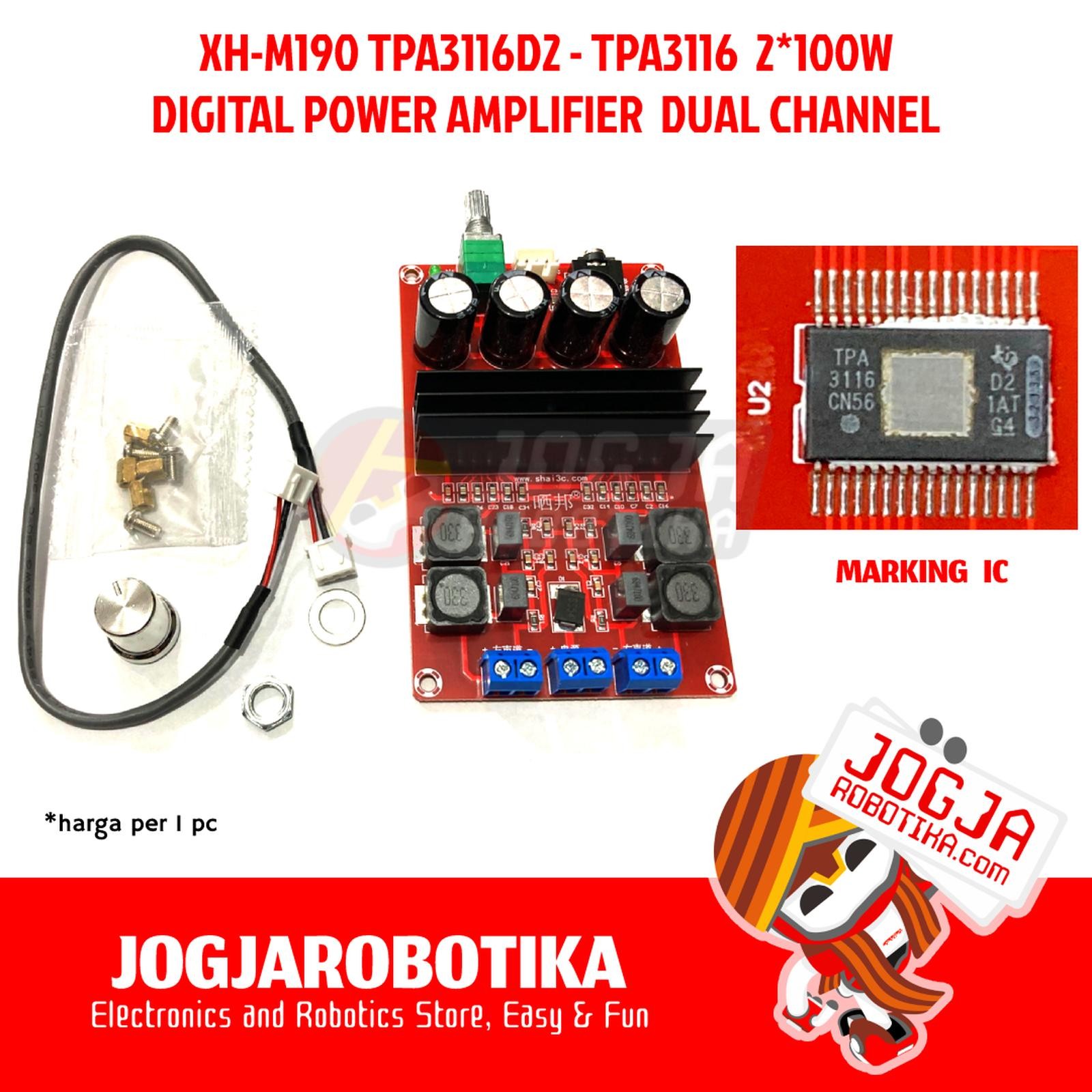 XH-M190 TPA3116D2 Digital Power Amplifier  Dual Channel