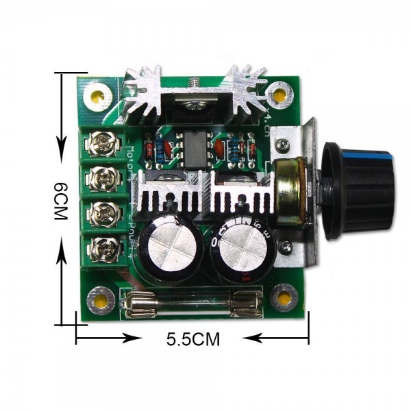 12V-40V 10A PWM DC MOTOR SPEED CONTROLLER