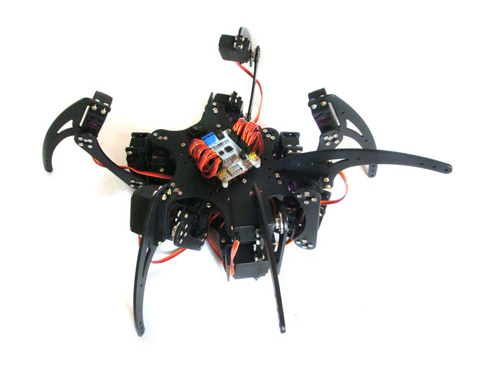 Aluminium Hexapod Spider 18dof Six Legs Robot Frame Kit