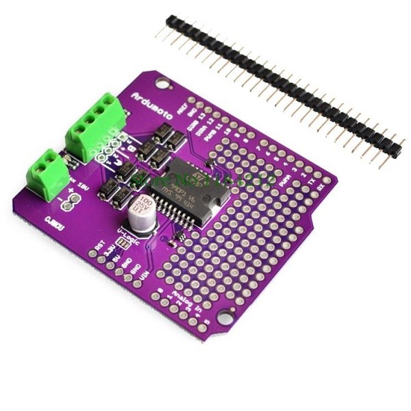 Ardumoto Single L298P Motor Driver Shield