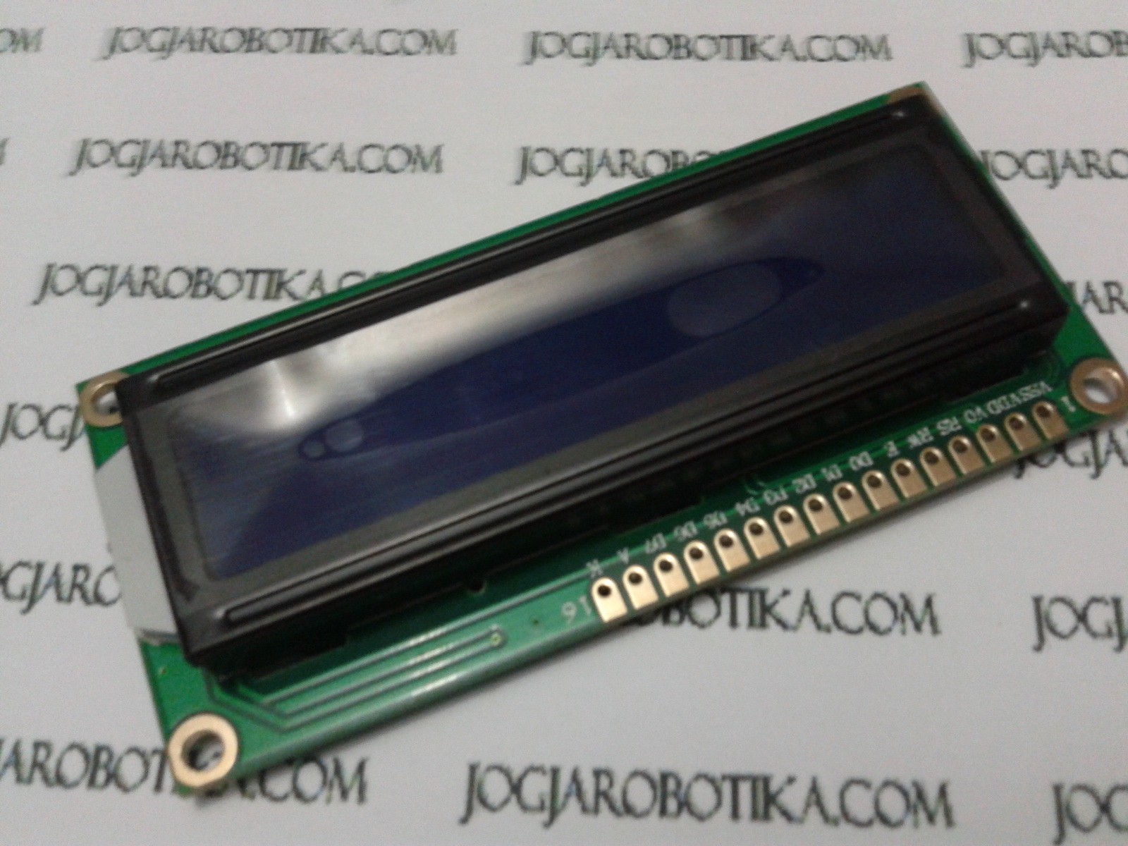 16x2 LCD Character Blue BG White Character