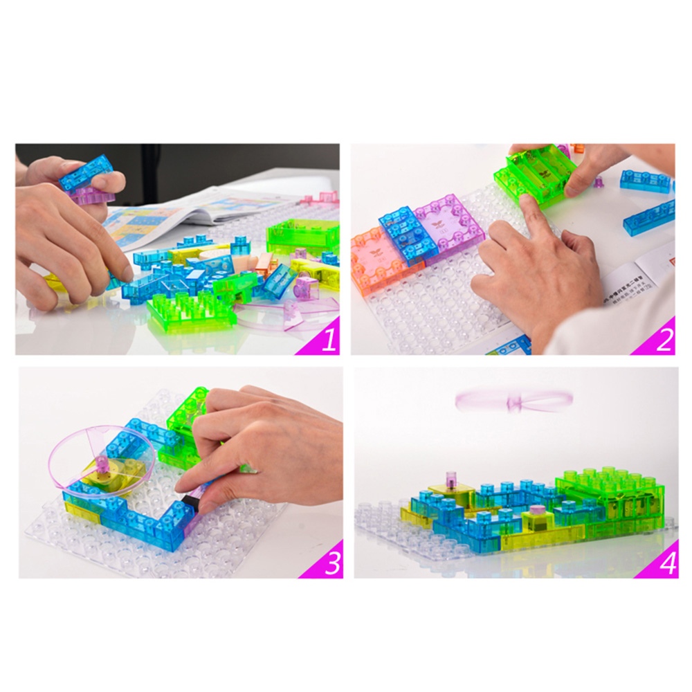 Integrated Circuit Building Blocks 115 Projects Electronic Playground Educational Toy Plastic Model Kits