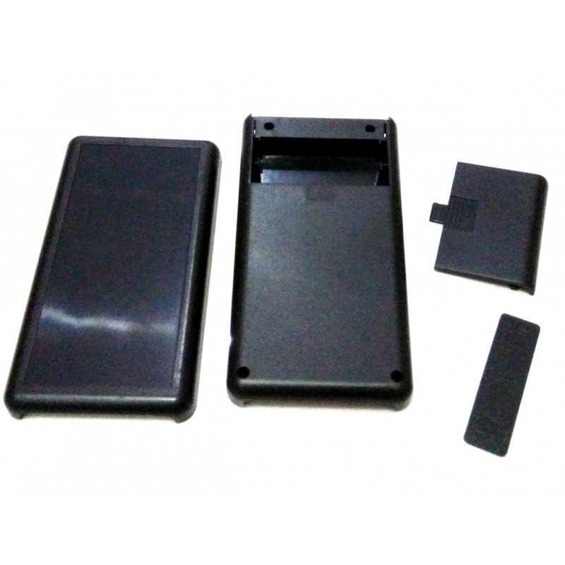 Black 135*70*25mm 2xAA Battery Holder Standard Plastic Enclosure Project Box