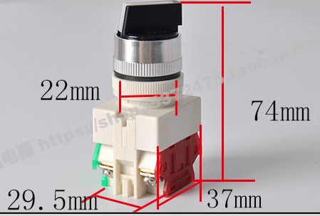 SAY7-11X/211 LAY7-711/21 Two Position Rotary Switch