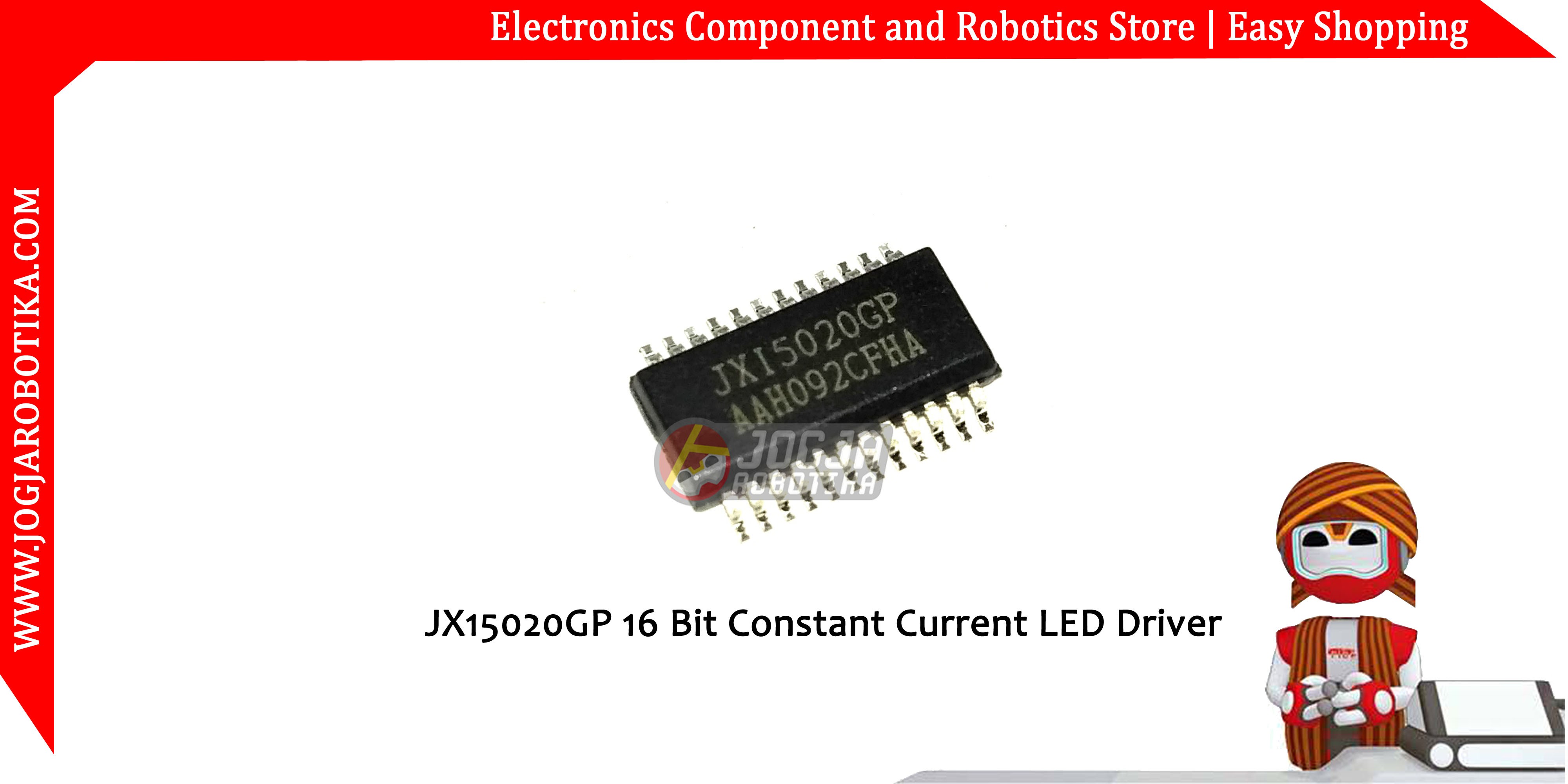 JX15020GP 16 Bit Constant Current LED Driver