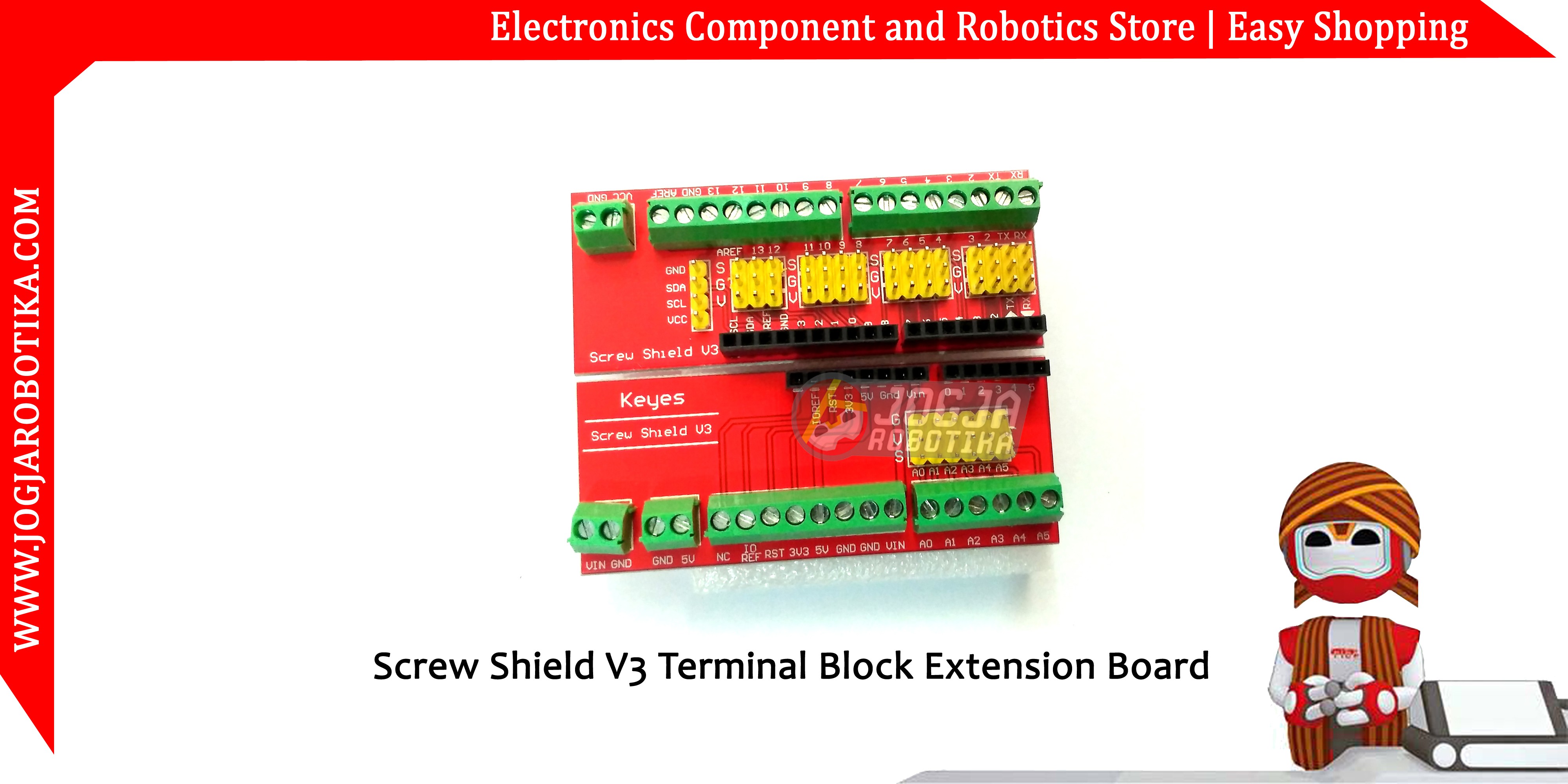 Arduino Screw Shield V3 Terminal Block Extension Board
