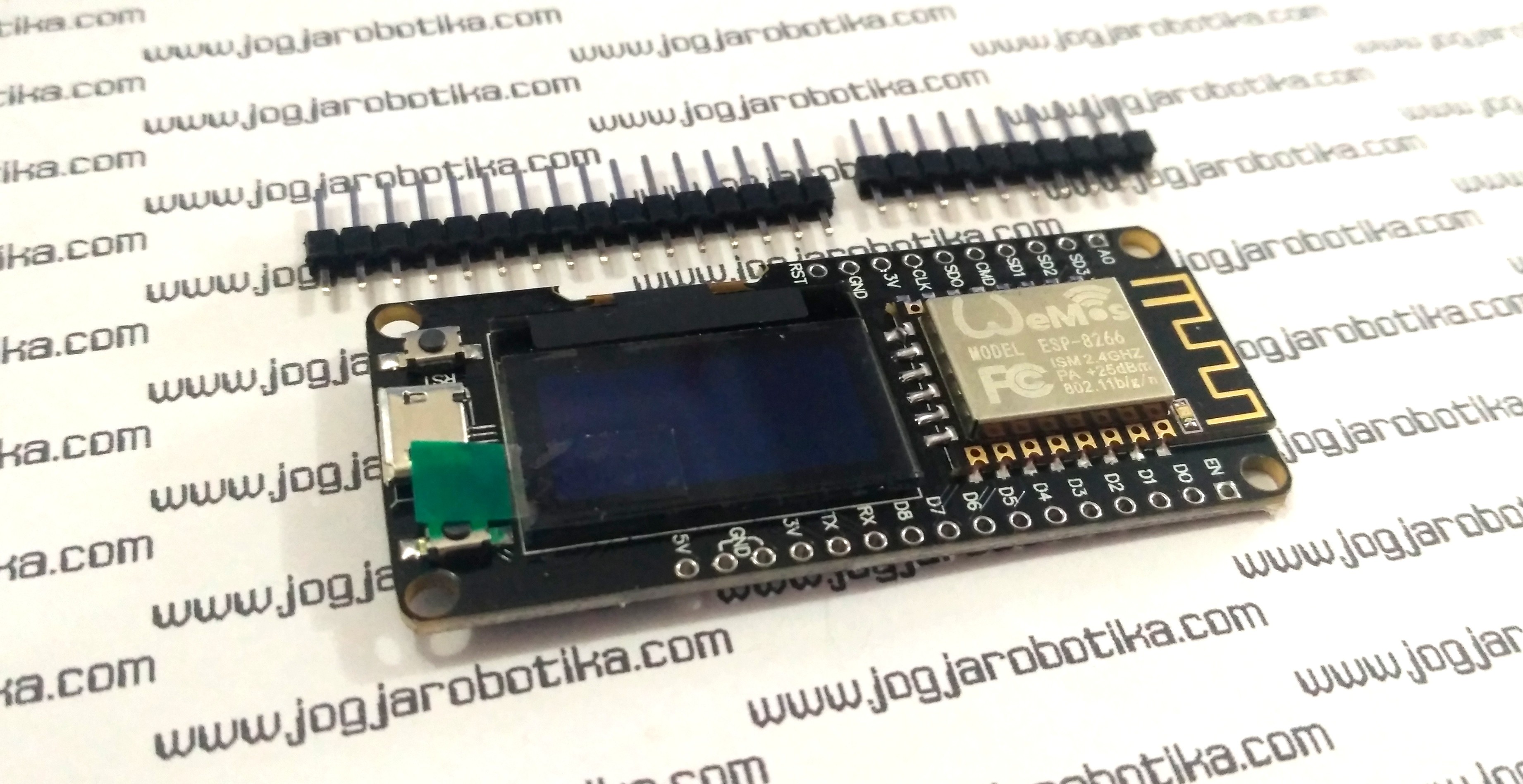 Wemos Nodemcu Wifi For Arduino And NodeMCU ESP8266 + 0.96 Inch OLED Board