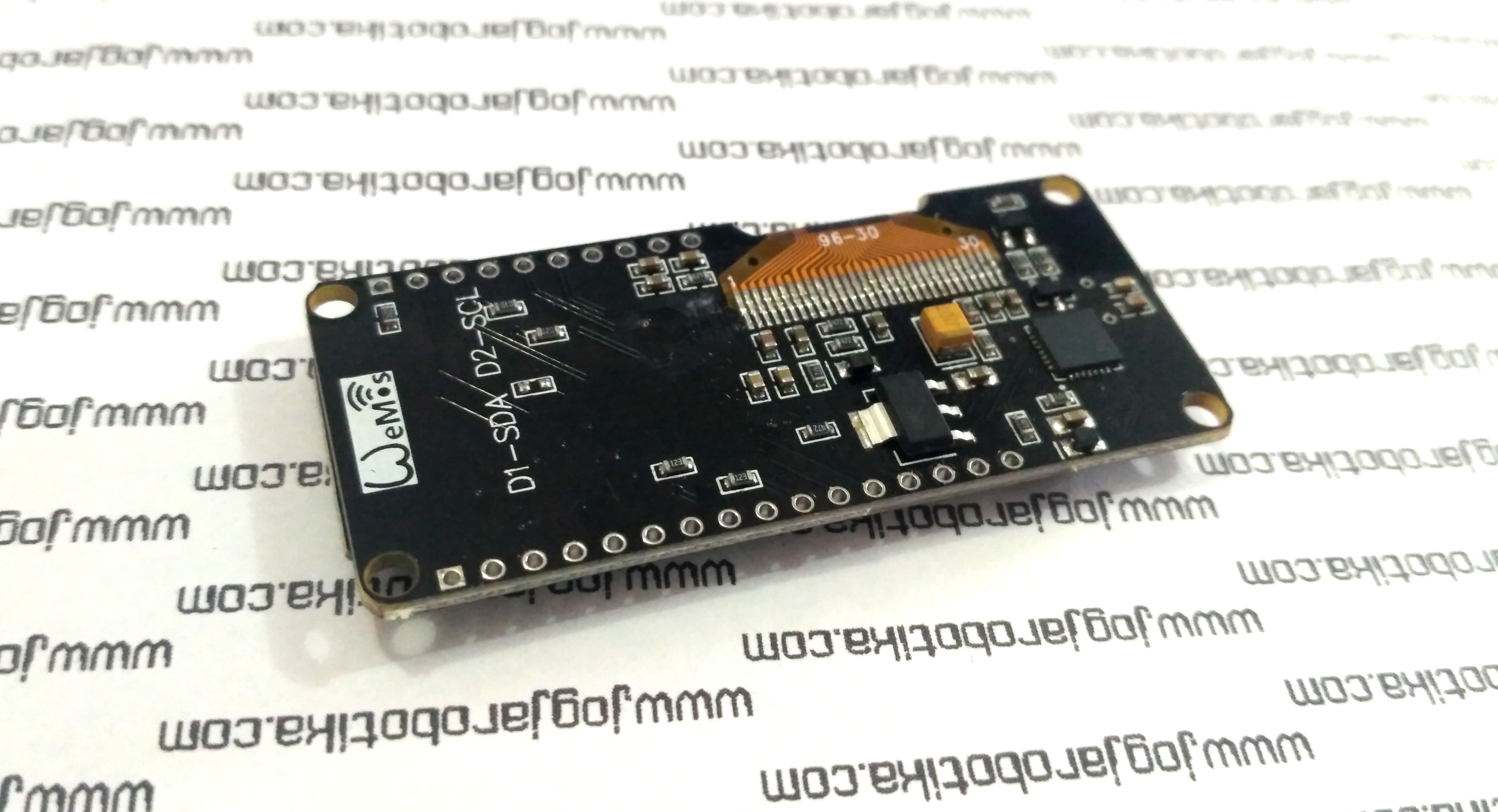 Wemos Nodemcu Wifi For Arduino And NodeMCU ESP8266 + 0.96 Inch OLED Board