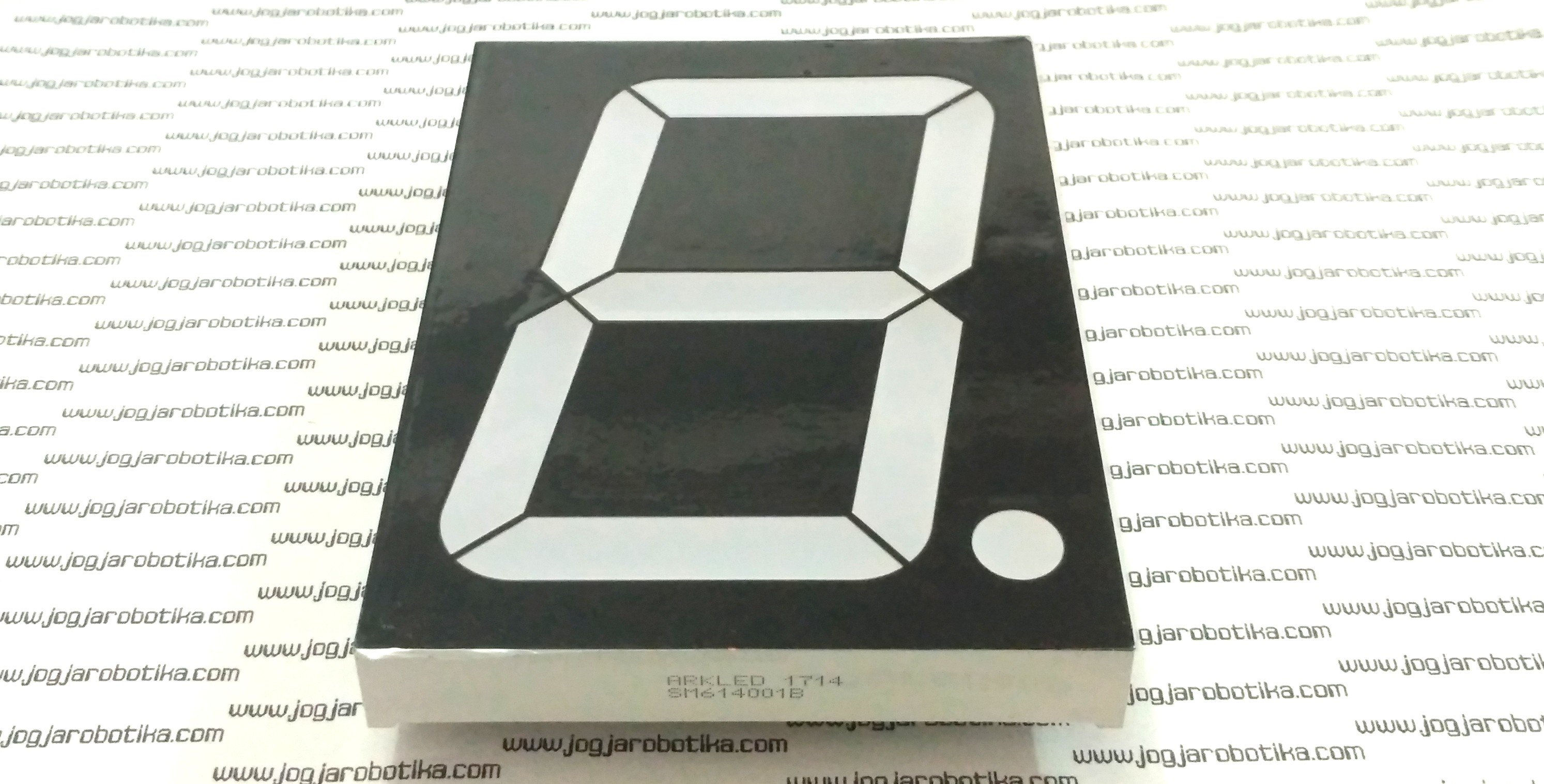 SEVEN SEGMENT BIRU 4 INCH SM614001B 7 SEGMEN COMMON ANODA