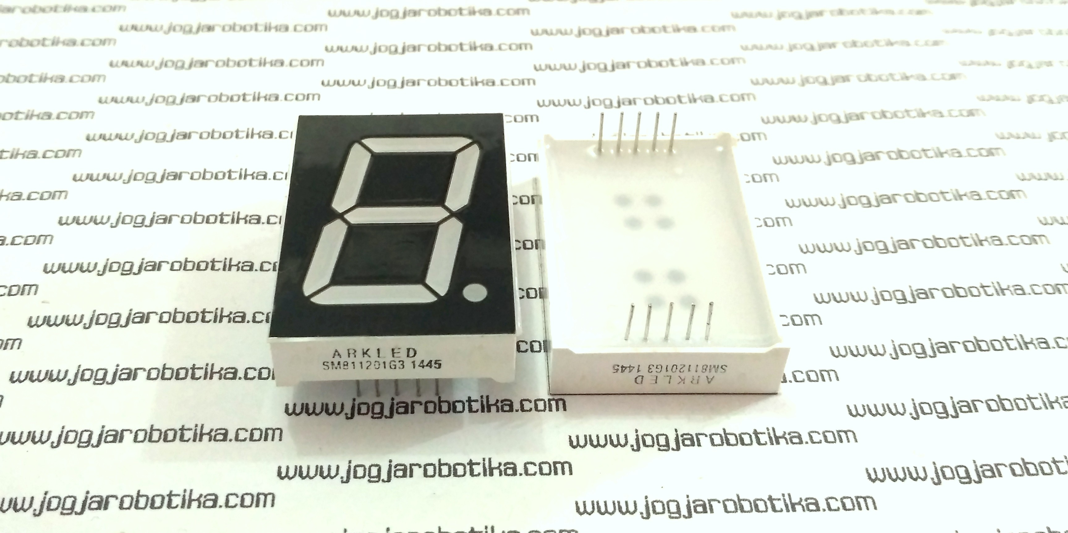SEVEN SEGMENT HIJAU 1.2 INCH SM811201G3 7 SEGMEN COMMON ANODA