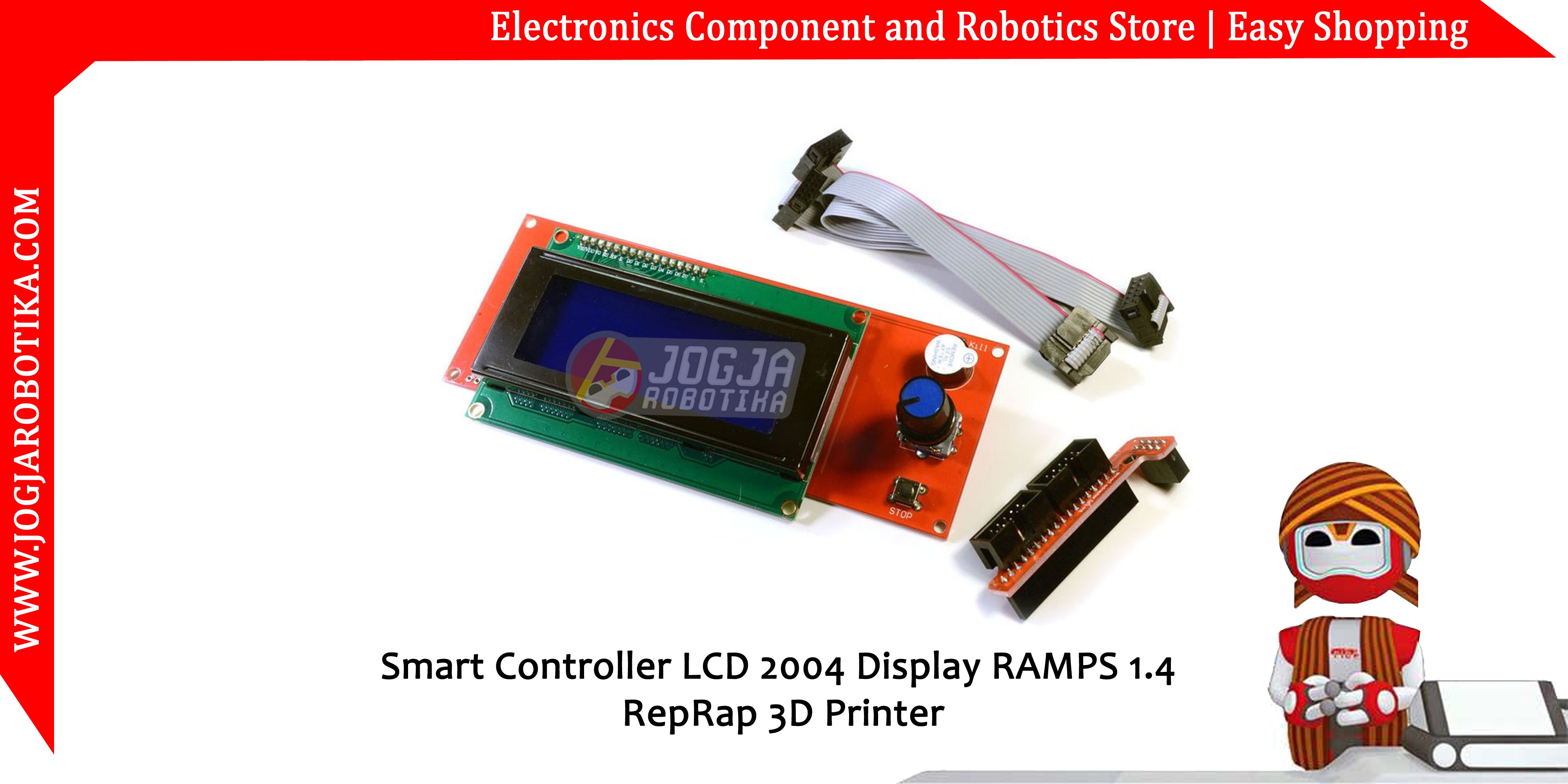 Smart Controller LCD 2004 Display RAMPS 1.4 RepRap 3D Printer