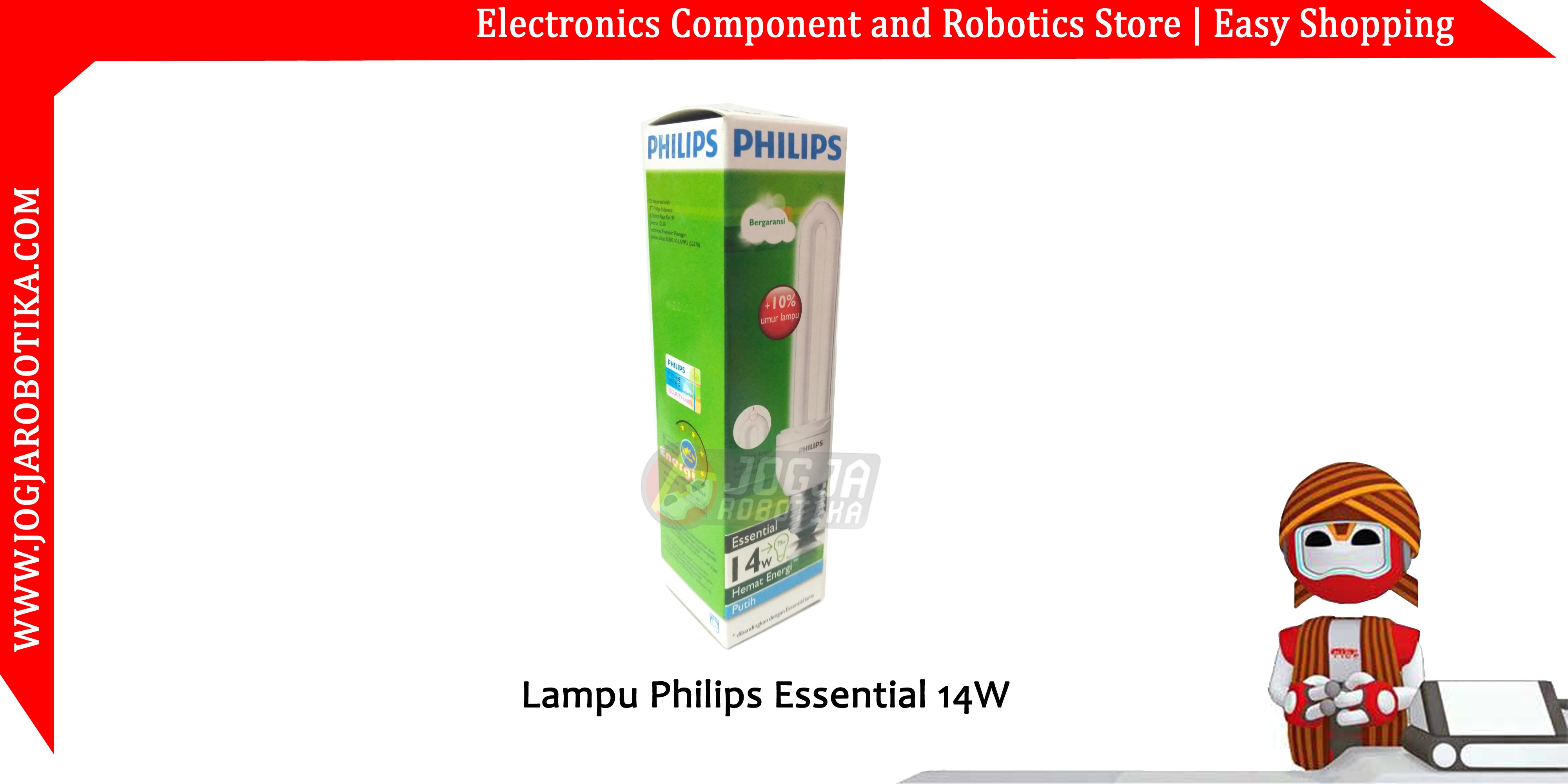 Lampu Philips Essential 14W