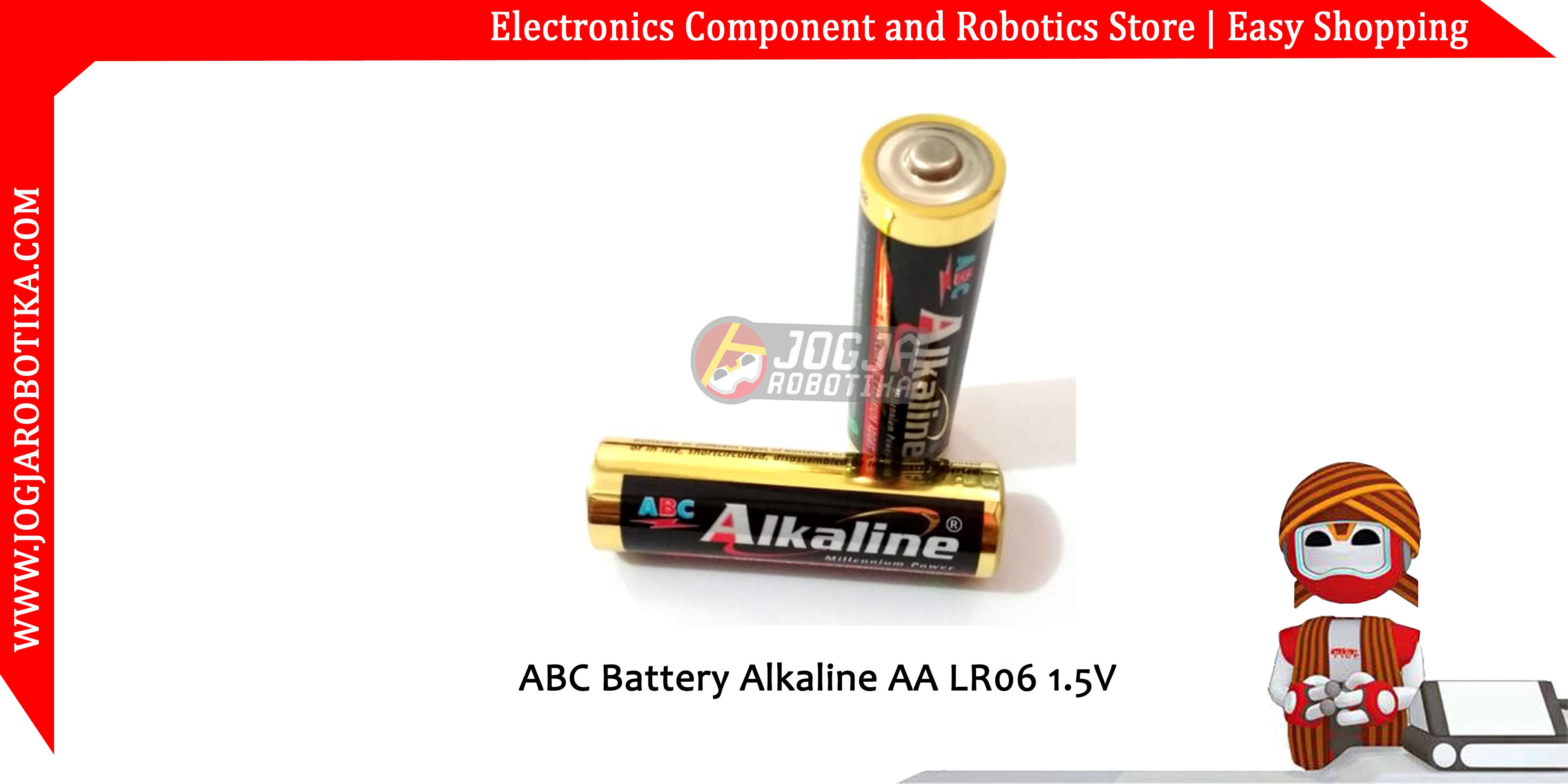 ABC Battery Alkaline AA LR06 1.5V