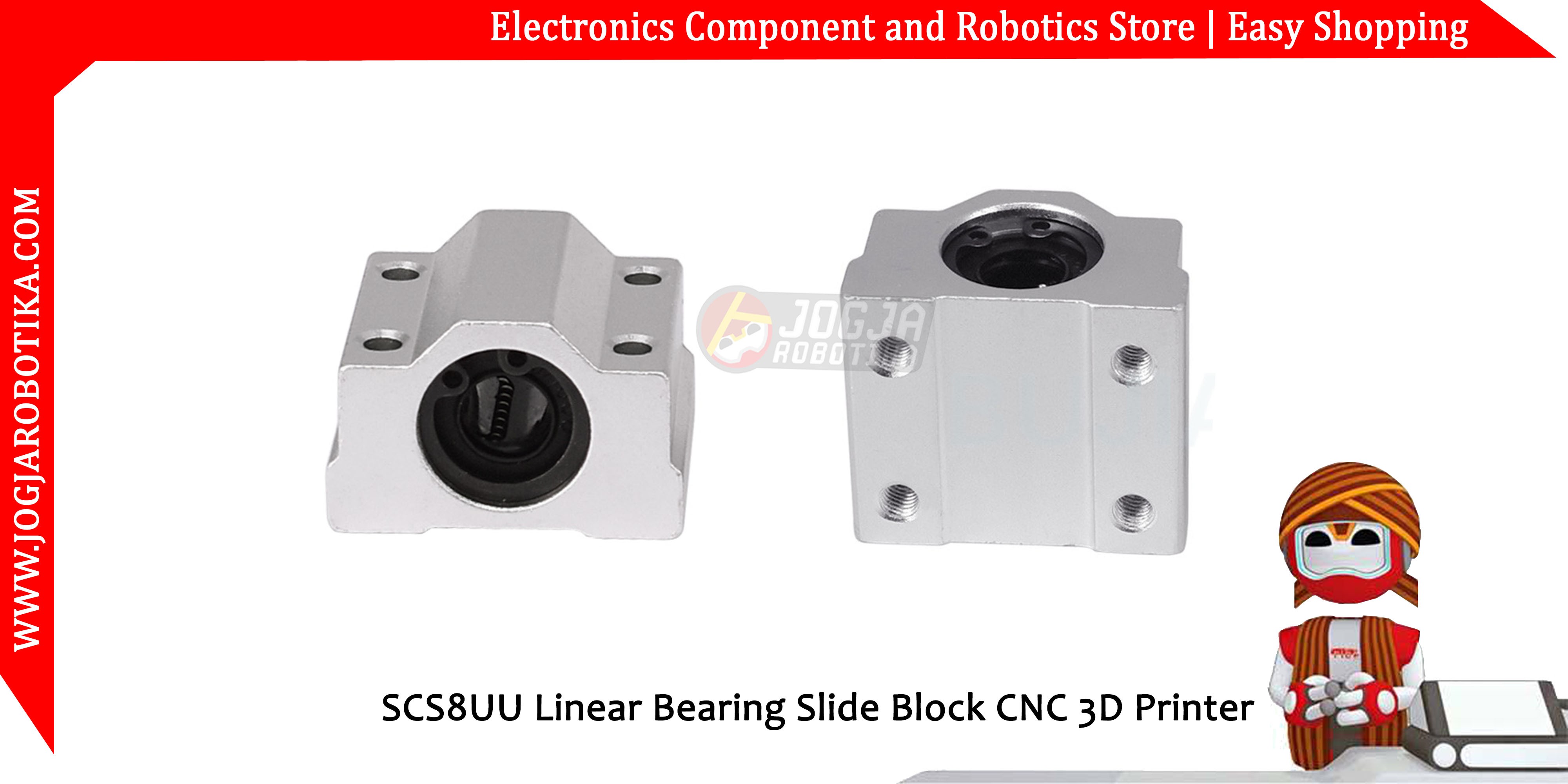 SCS8UU Linear Bearing Slide Block CNC 3D Printer