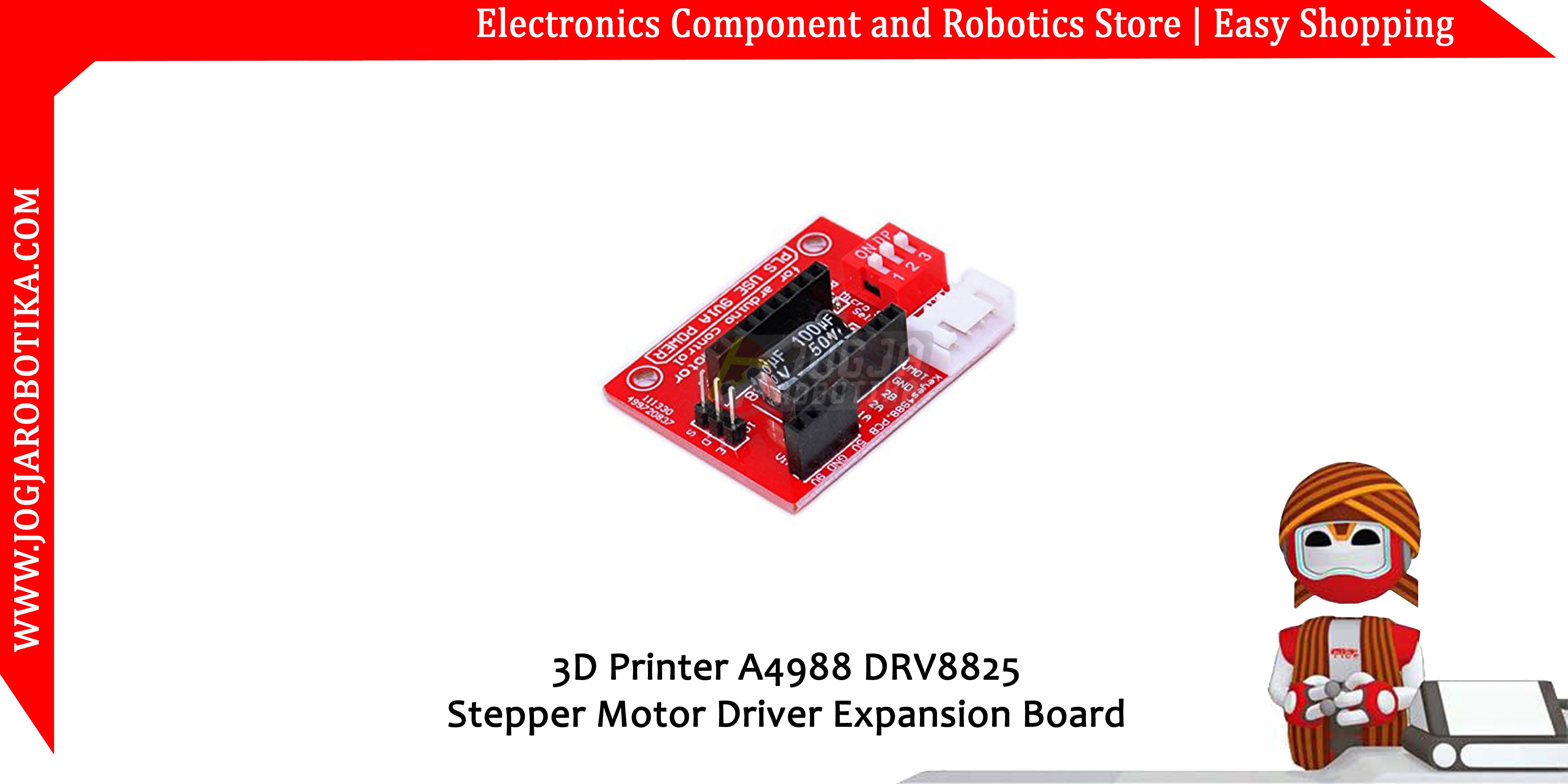 3D Printer A4988 DRV8825 Stepper Motor Driver Expansion Board