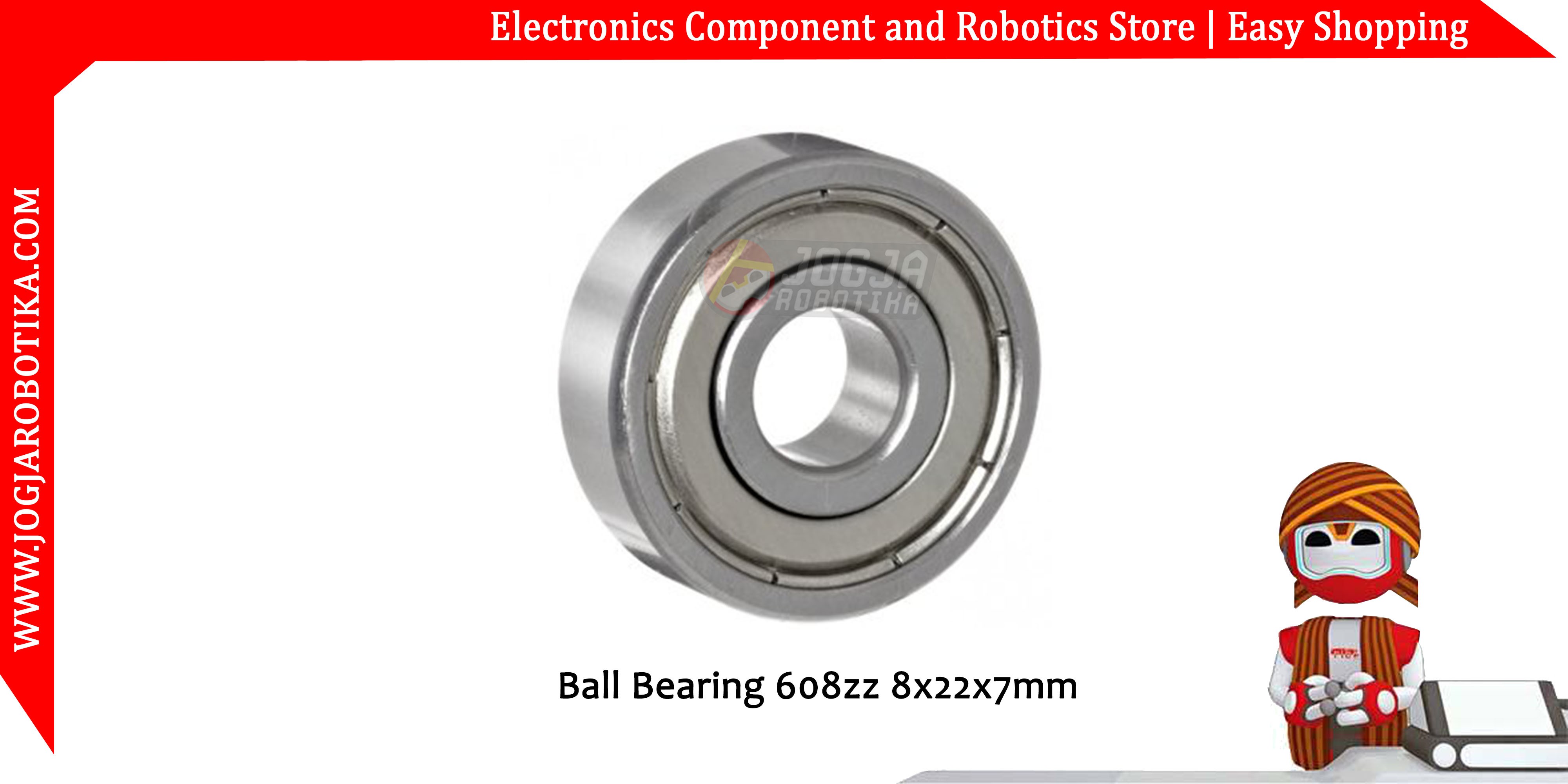 Ball Bearing 608zz 8x22x7mm