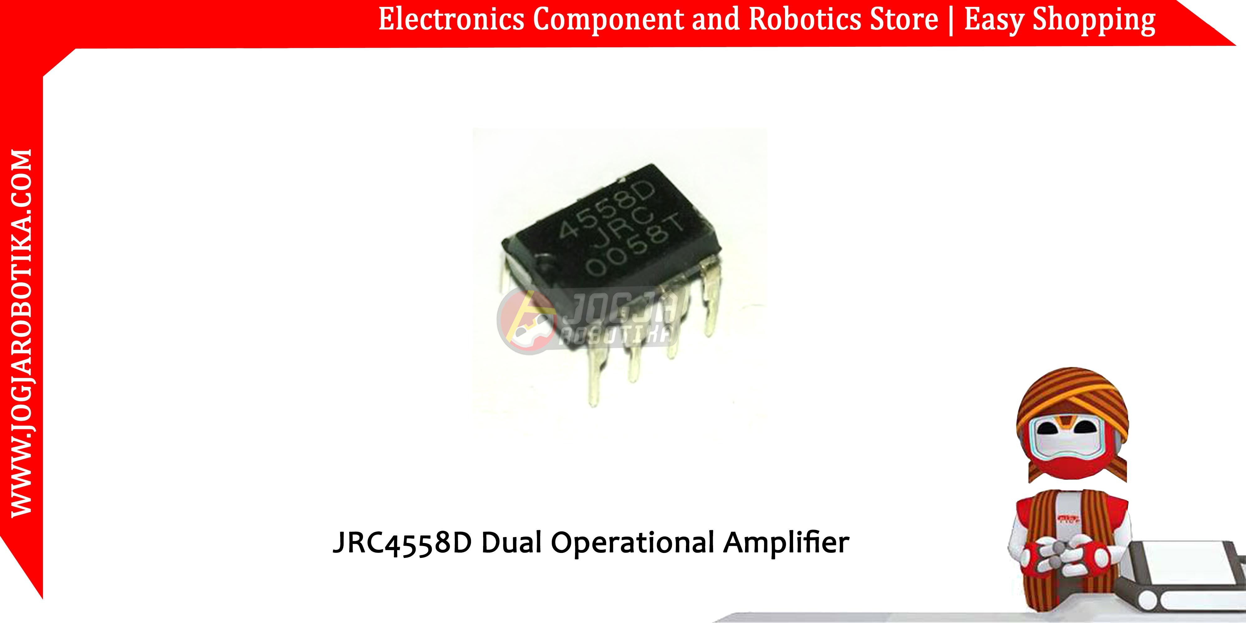 JRC4558D Dual Operational Amplifier