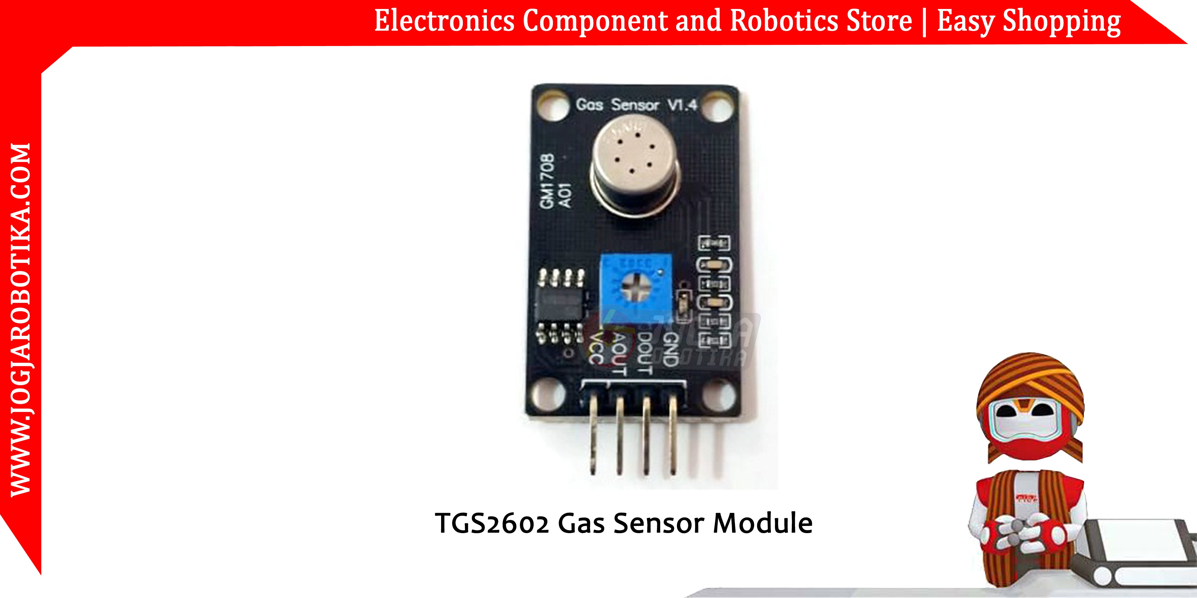 TGS2602 Gas Sensor Module