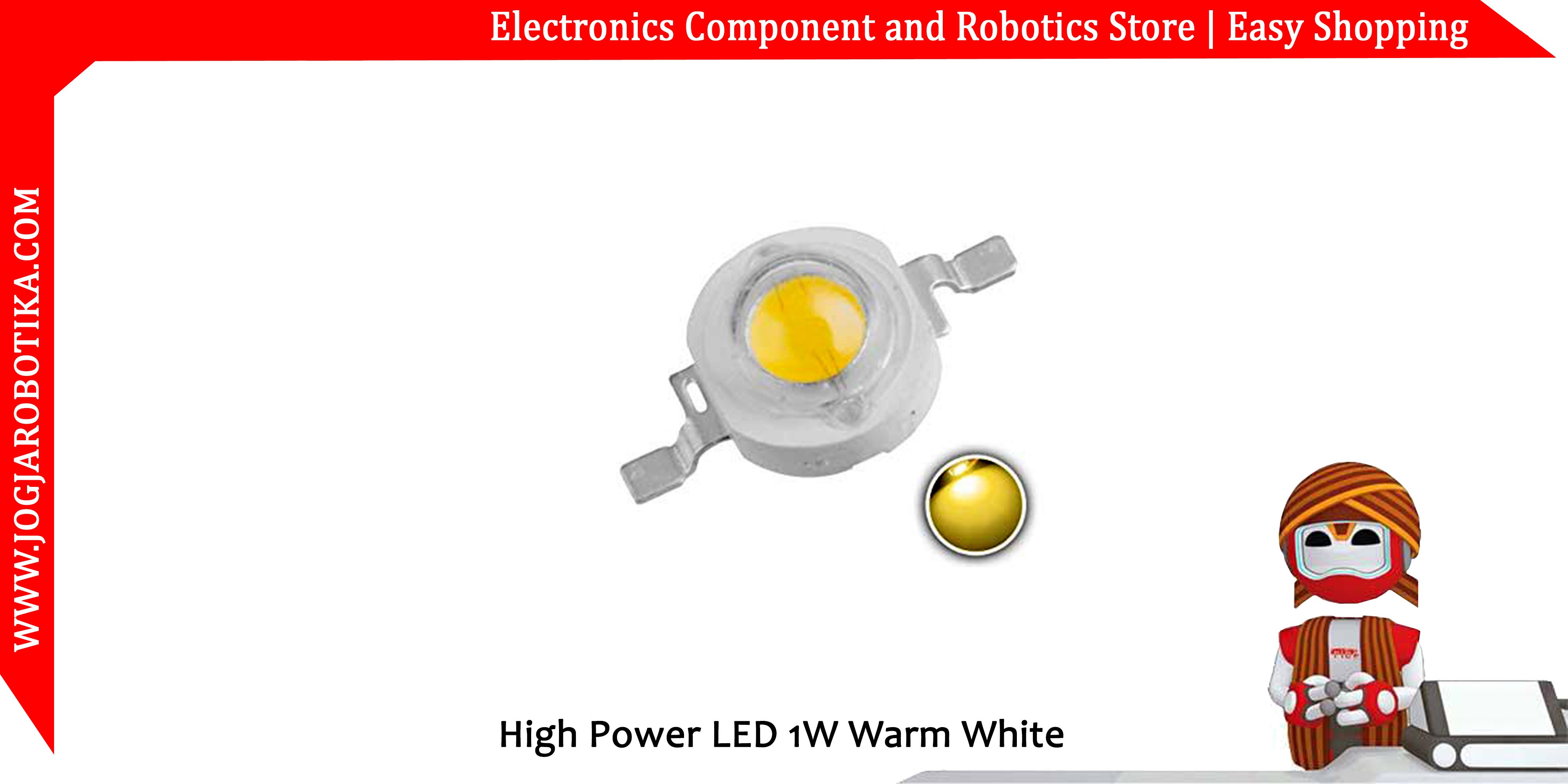 High Power LED 1W Warm White
