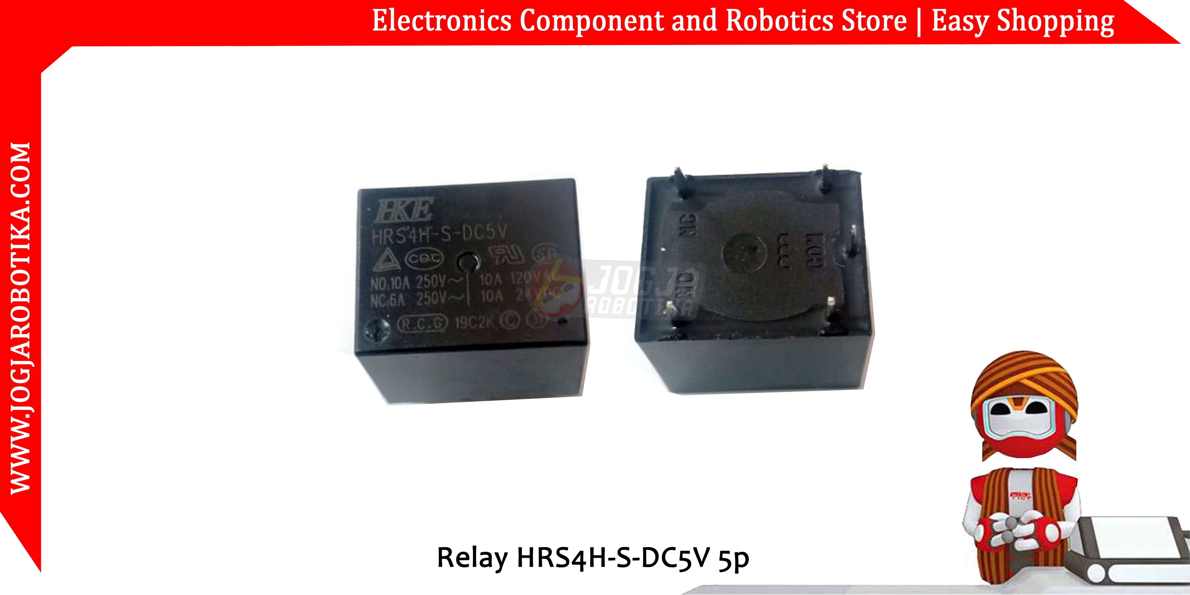 Relay HKE HRS4H-S-DC5V 5p