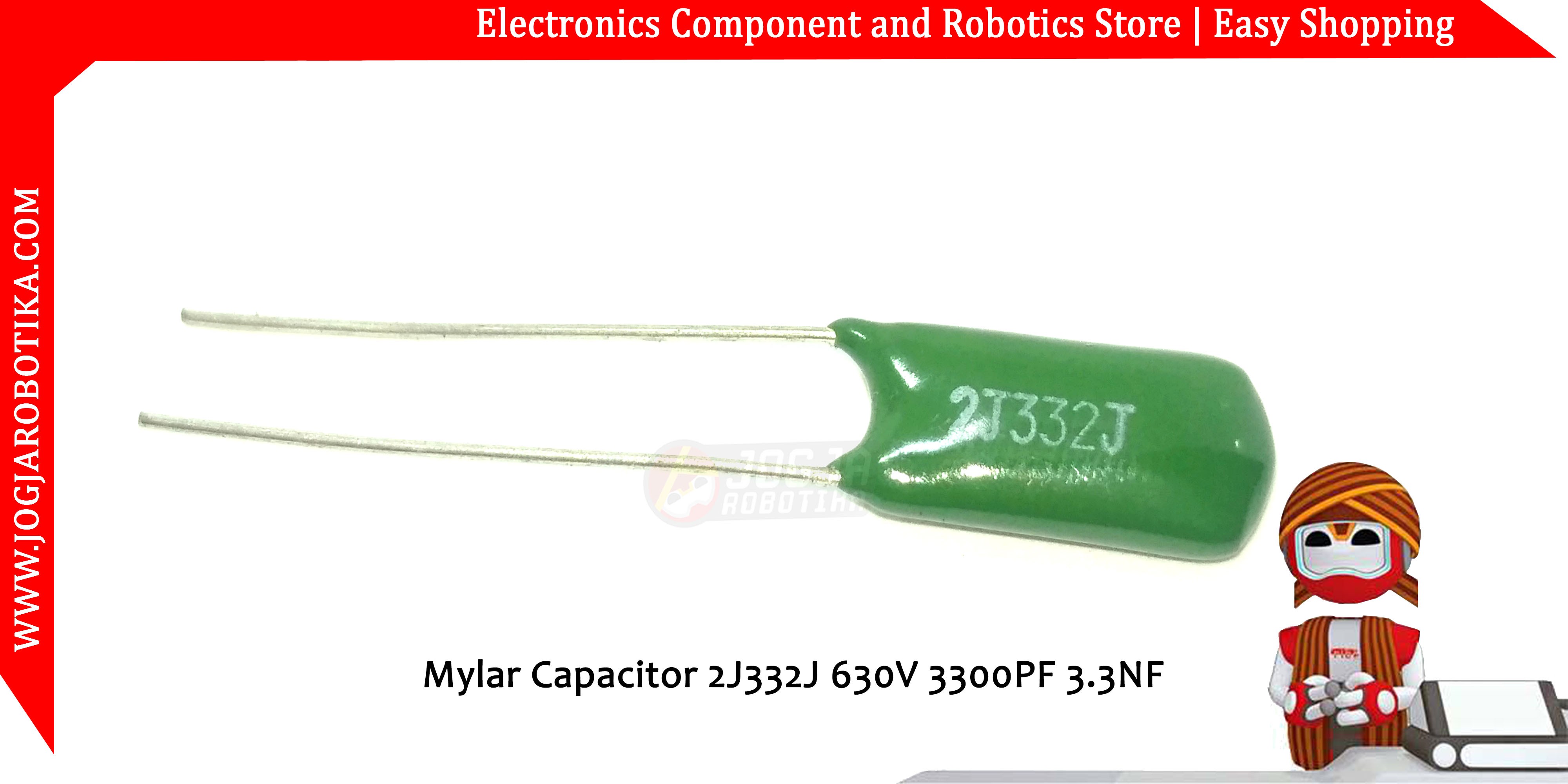 Mylar Capacitor 2J332J 630V 3300PF 3.3NF