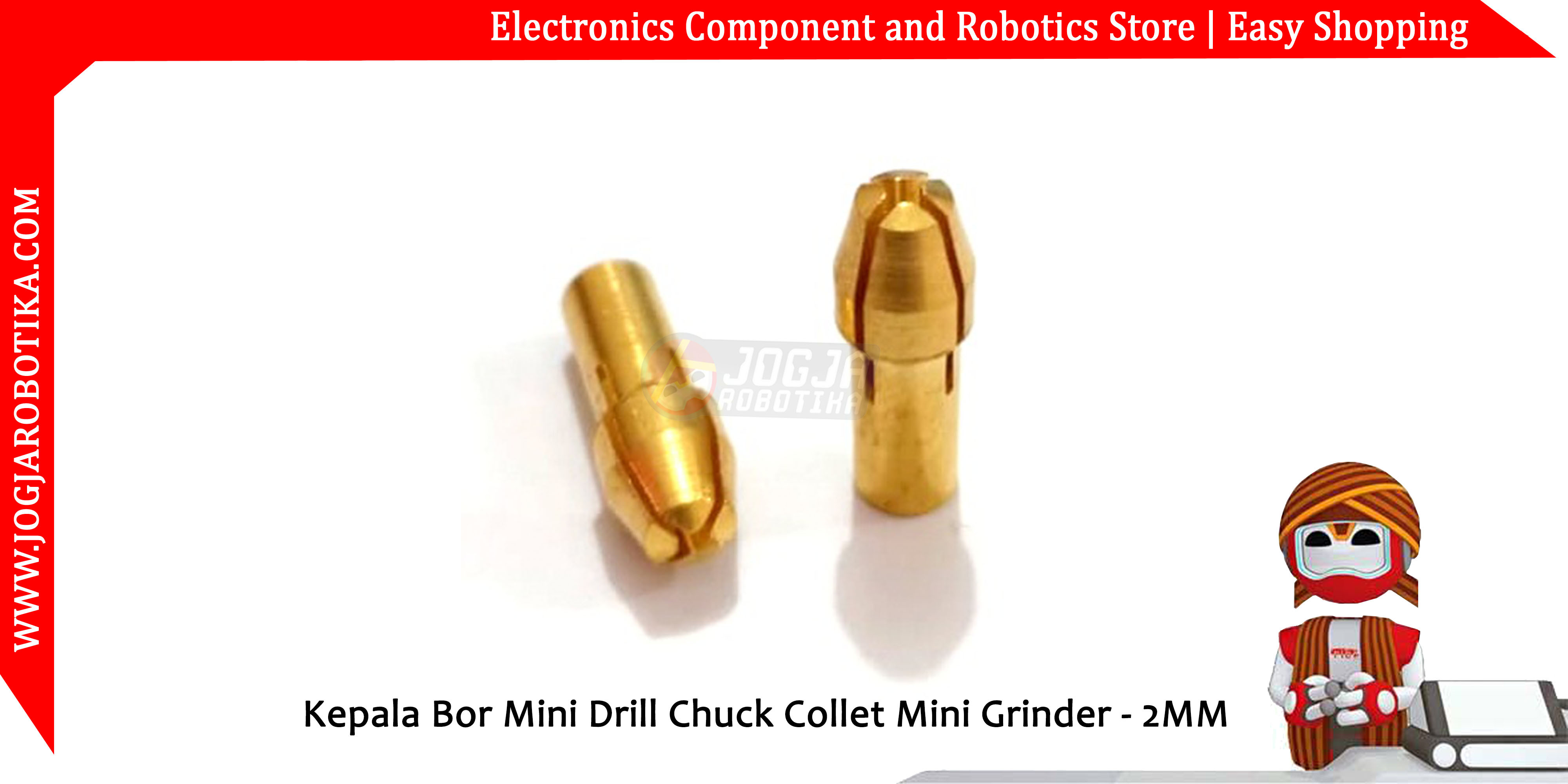 Kepala Bor Mini Drill Chuck Collet Mini Grinder-2MM