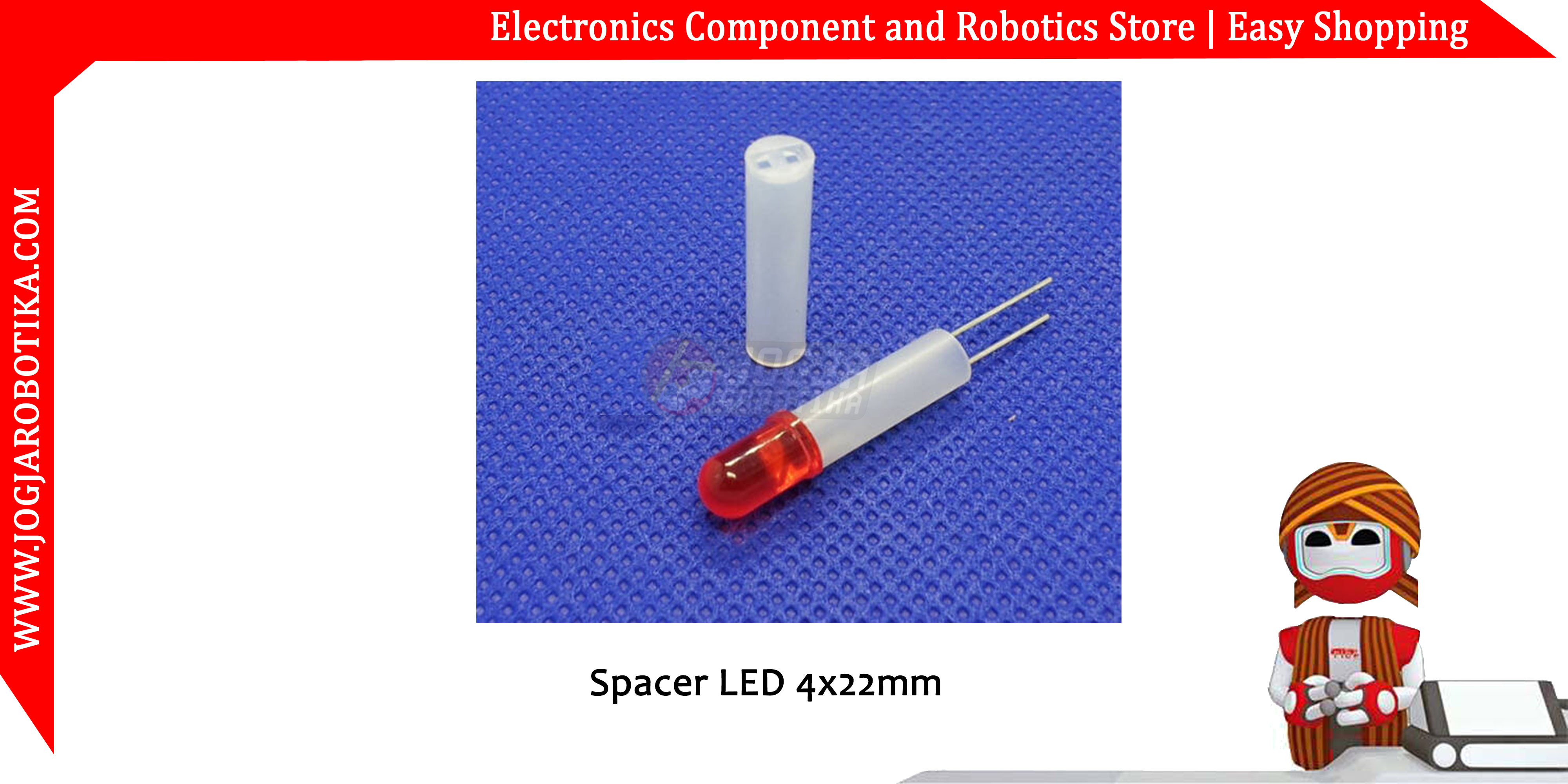 Spacer LED 4x22mm